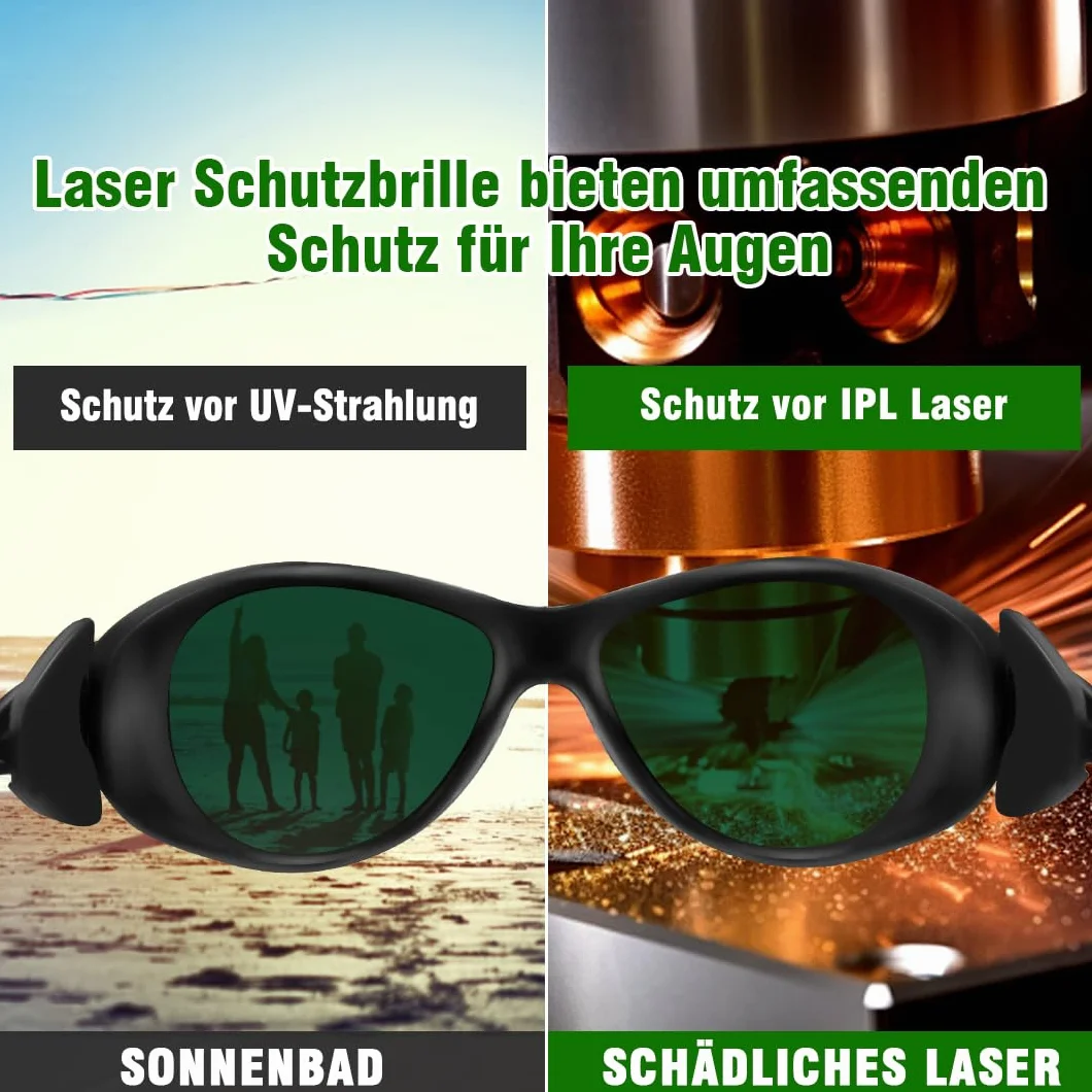 Okulary ochronne IPL 200NM-2000NM do laserowego usuwania włosów HPL/IPL UV