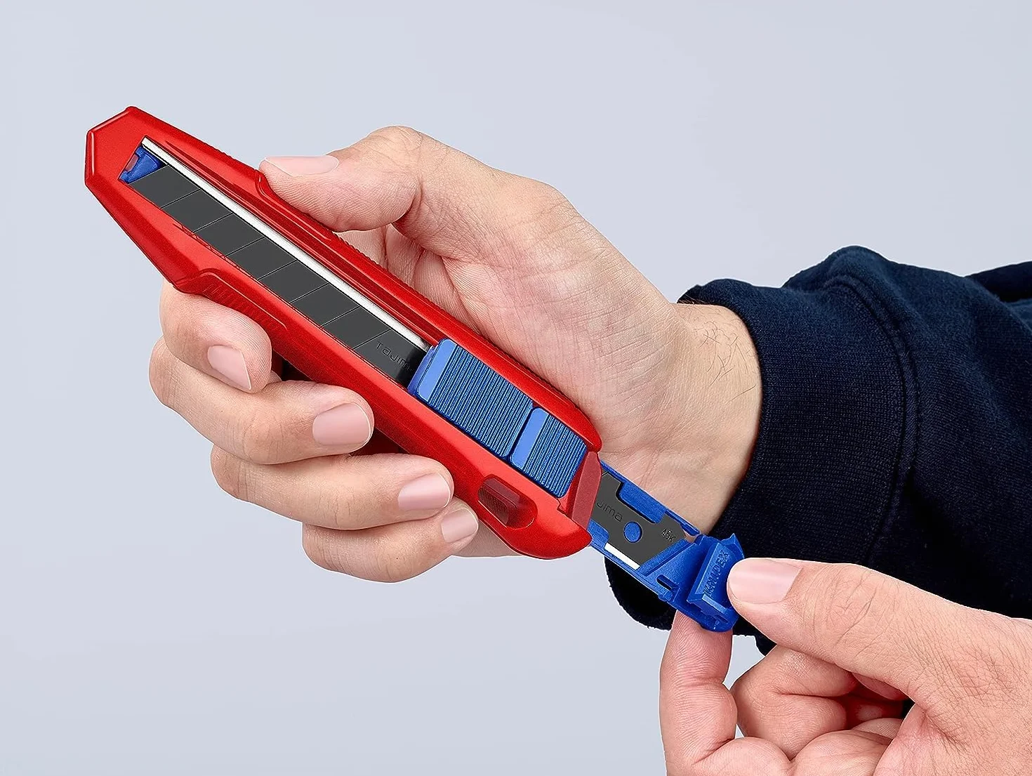KNIPEX CutiX Nóż z odłamywanym ostrzem 165 mm 90 10 165 BK