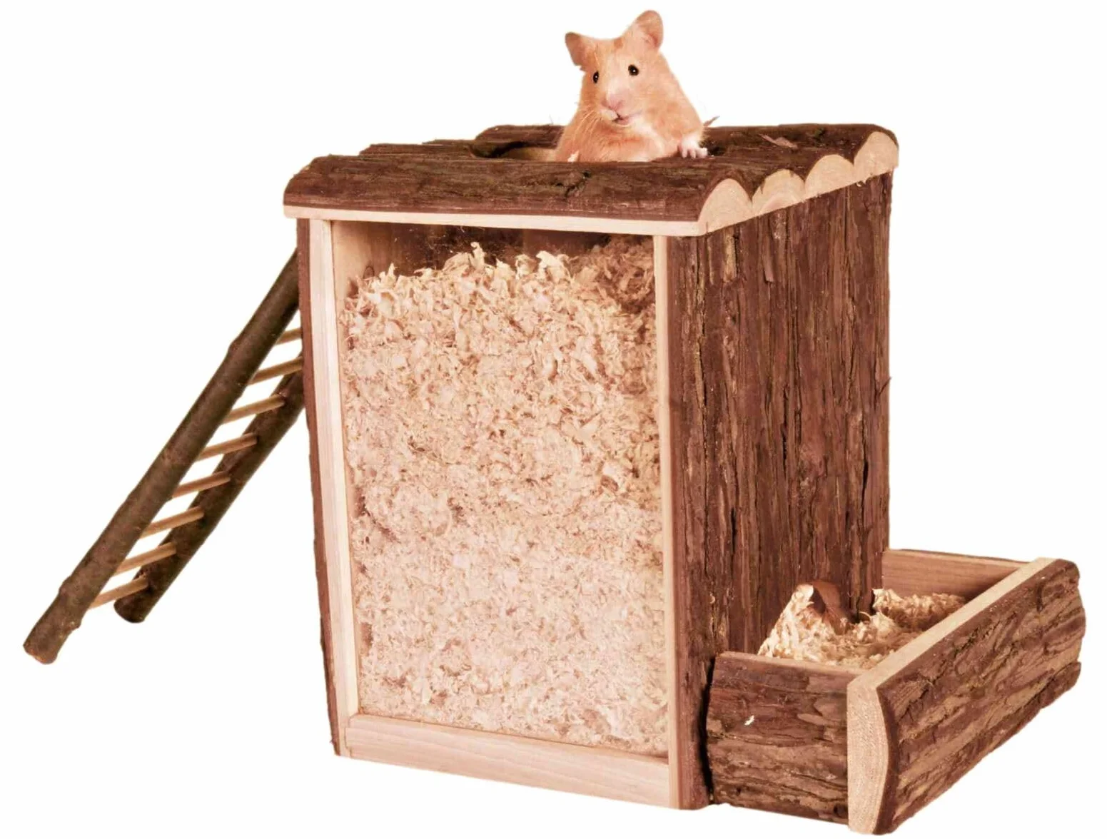 Trixie 62002 Natural Living wieża do zabaw i kopania, 25 × 24 × 20 cm
