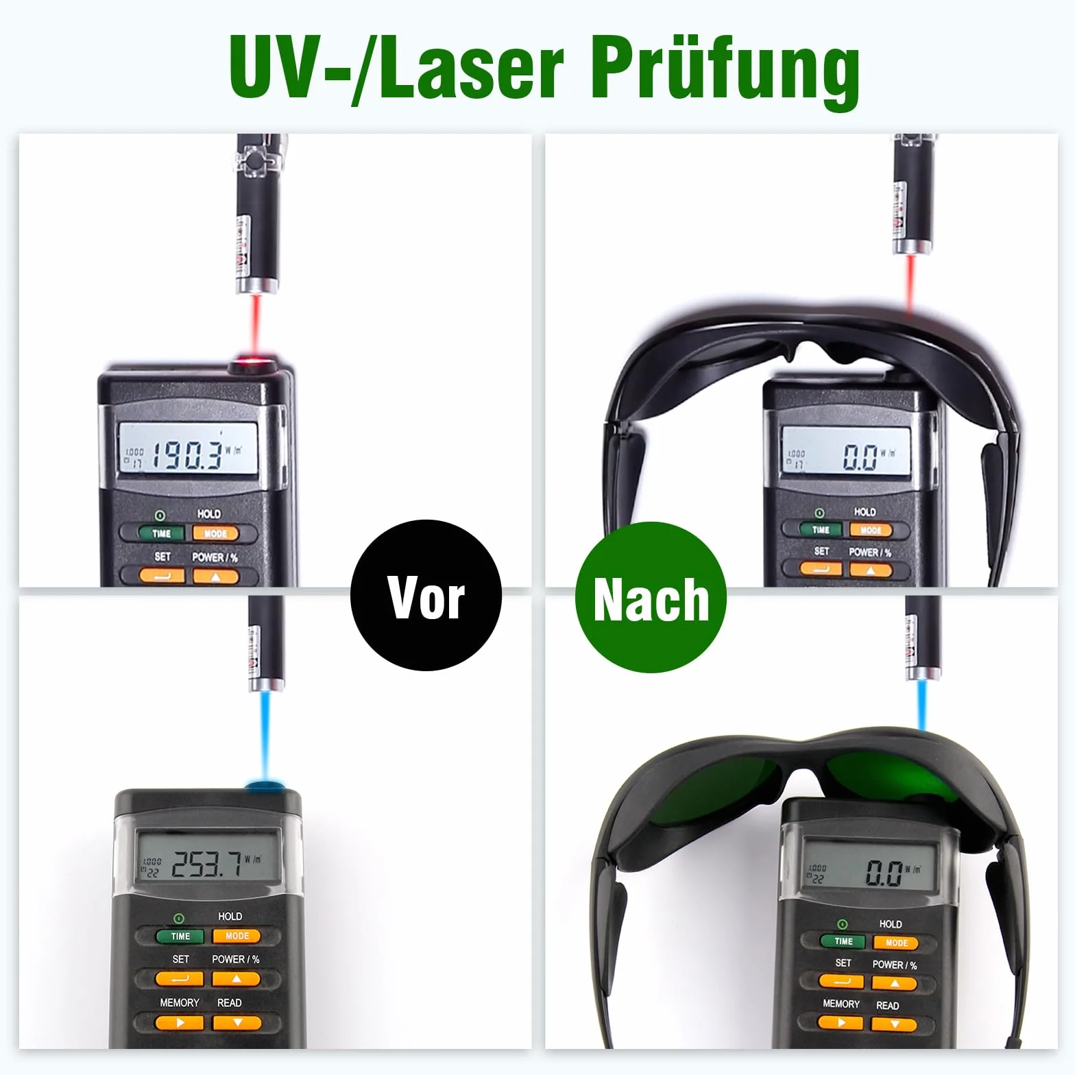 Okulary ochronne IPL 200NM-2000NM do laserowego usuwania włosów HPL/IPL UV