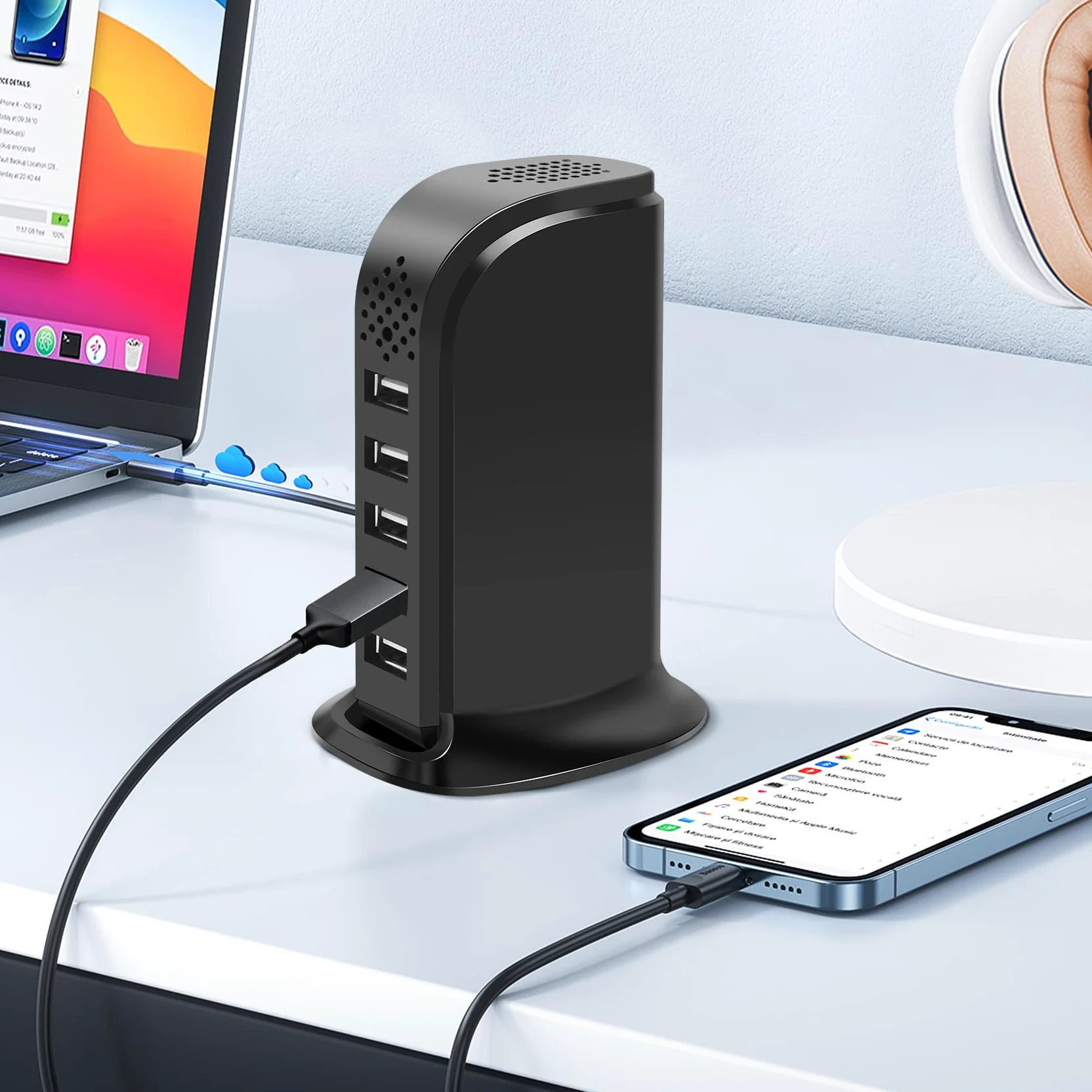 Bezprzewodowa ładowarka USB kamera z wykrywaniem ruchu, kamera bezpieczeństwa w domu | Rejestrator wideo 1080P, bezprzewodowa mała kamera dla zwierząt domowych i bezpieczeństwa domowego, aplikacja na telefon