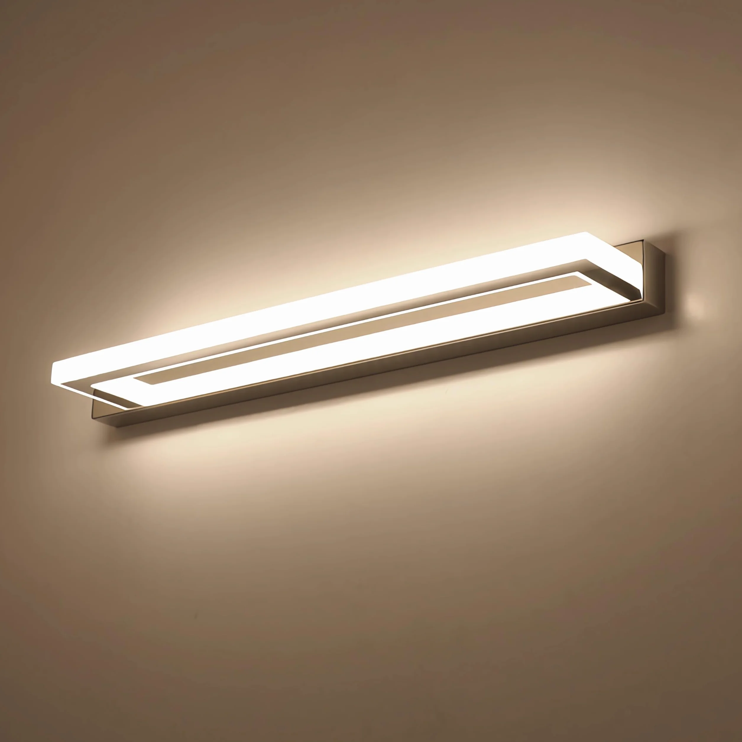 Lampy ścienne łazienkowe 9 W 42 cm długości, nowoczesne lampy LED lustrzane nad lustrem oprawy oświetleniowe 4000 K