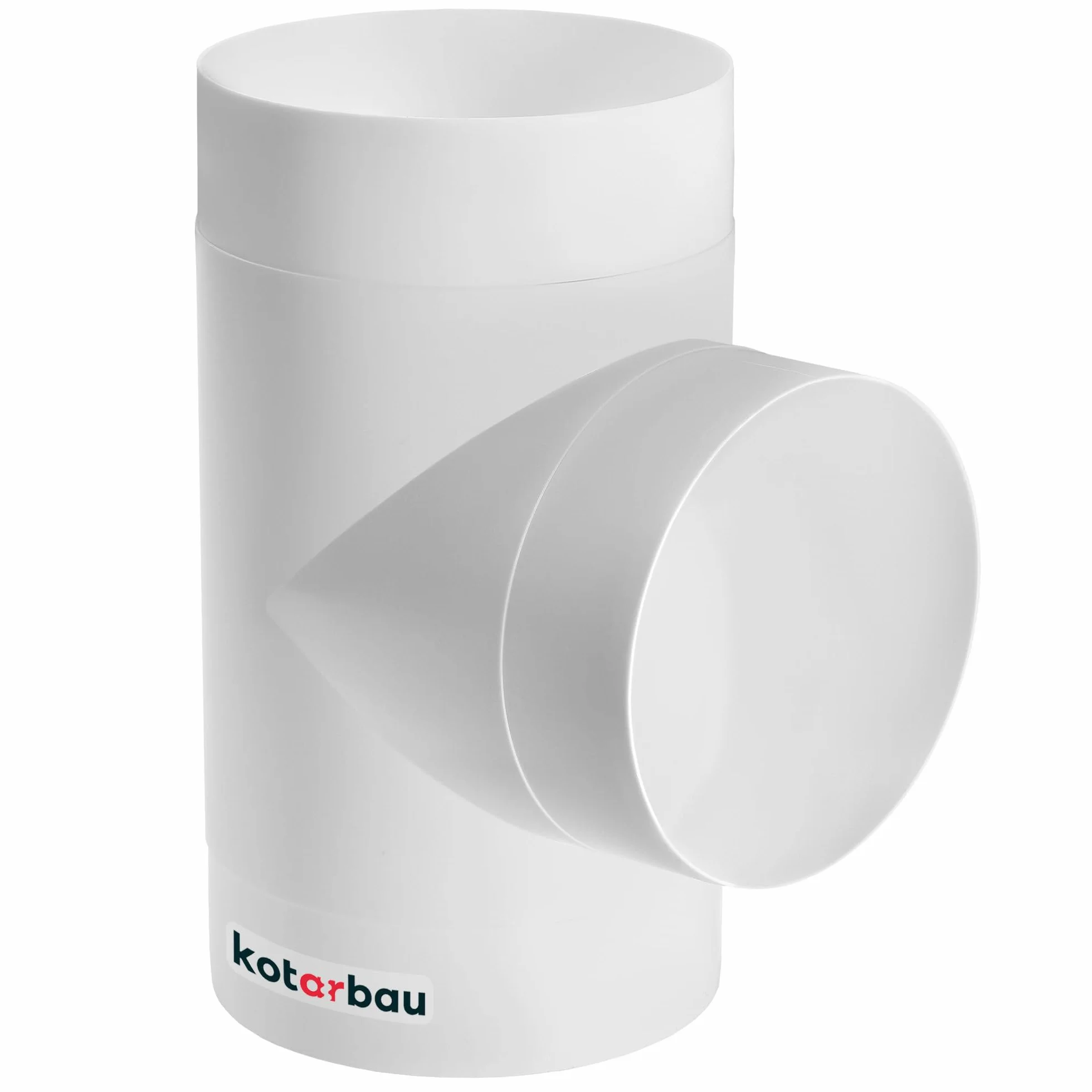 KOTARBAU® Łącznik trójnik do systemów wentylacyjnych Ø 100 mm ABS
