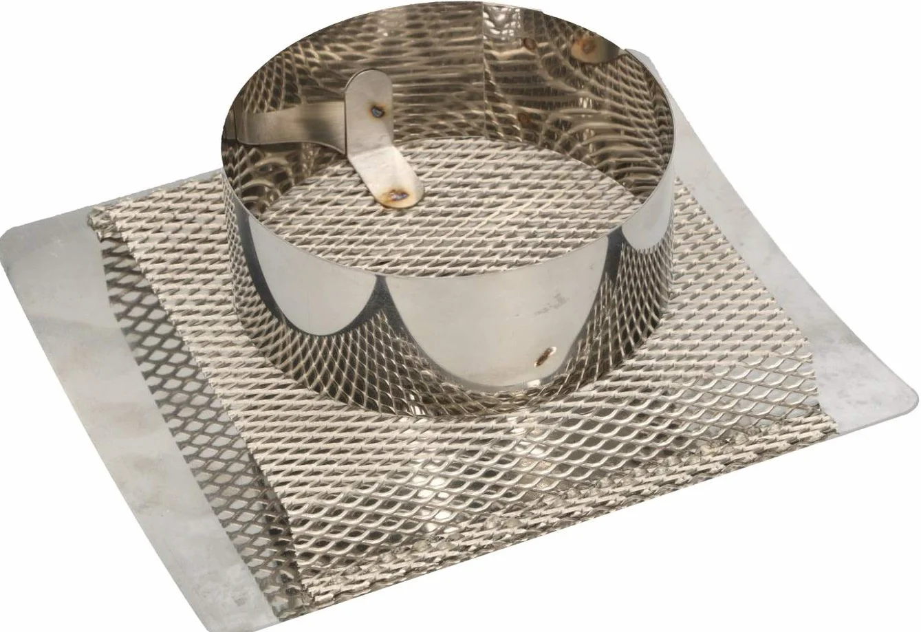 KOTARBAU® Kratka wentylacyjna wypukła z siatką metalową Ø 100 mm stal nierdzewna matowa