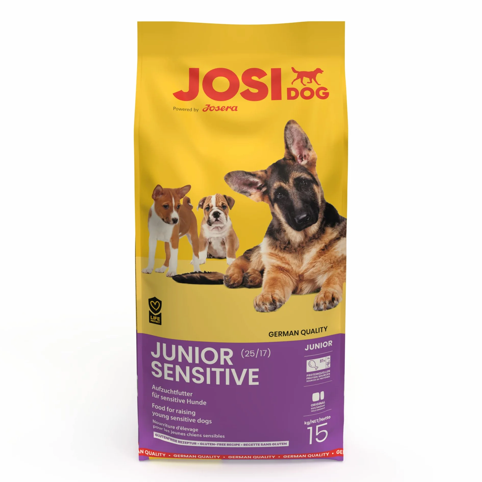 Josidog Junior Sensitive Karma dla Psa, Kurczak, 15 kg