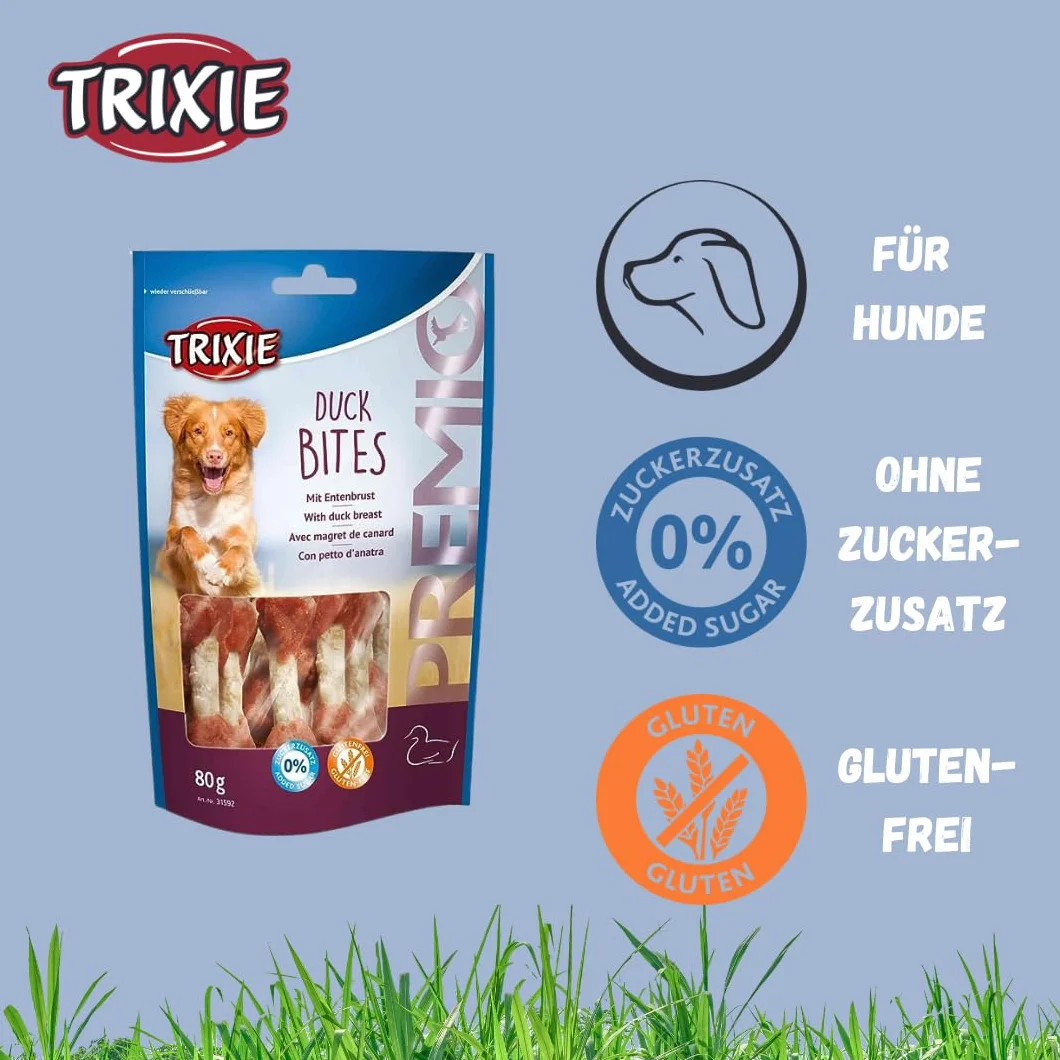 Trixie Duck Bites Psi Przysmak, Kaczka, 80 g