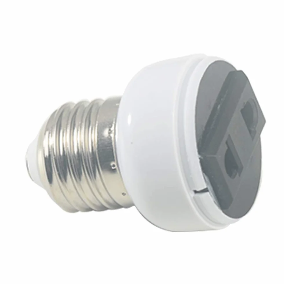Oprawka lampy E27, adapter do oprawy lampy – zastosowana oprawka E27 w skrzynce wtykowej, opcjonalna wtyczka 2-polowa może zostać zamocowana