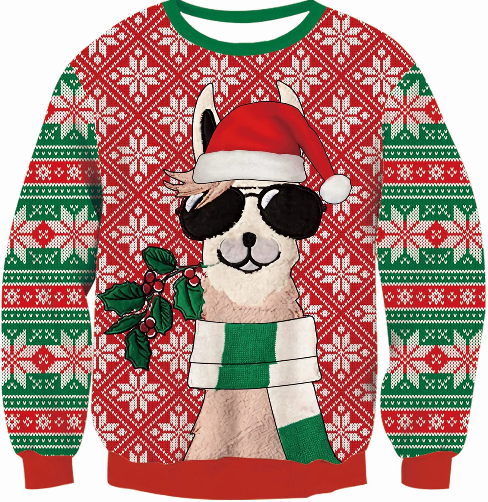 Loveternal Świąteczny sweter dziecięcy dziewczęcy świąteczny sweter chłopięcy bluza z długim rękawem topy okrągły dekolt pulower bluzy z kapturem na co dzień brzydki sweter wiek 7-14 lat prezenty dla