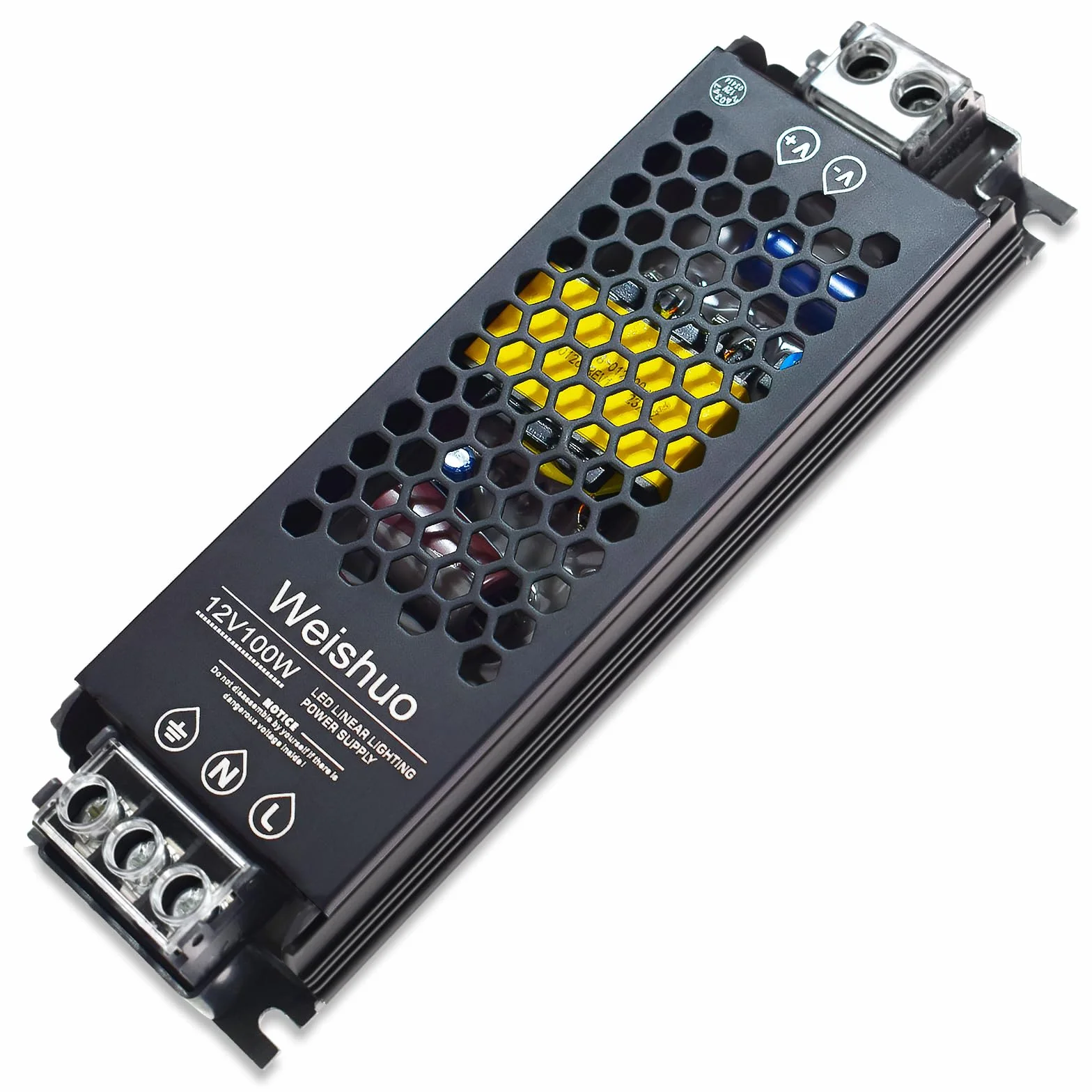 Transformator LED 12V 8.3A 100W IP20 Niskonapięciowy Transformator AC 220V na 12V DC Stałe Napięcie Ultra Cienki Driver LED Uniwersalny Zasilacz Moduł dla Wewnętrznych Świateł LED