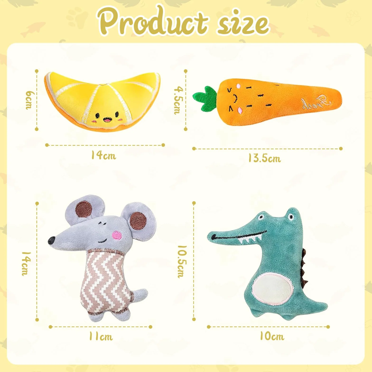 Moguri 4 szt. zabawki z kocimiętką, zabawka dla kota z kocimiętką, zabawka dla kota do samodzielnej zabawy Catnip Toy Cat Toys, poduszka z kocimiętką pluszowa zabawka dla kotów