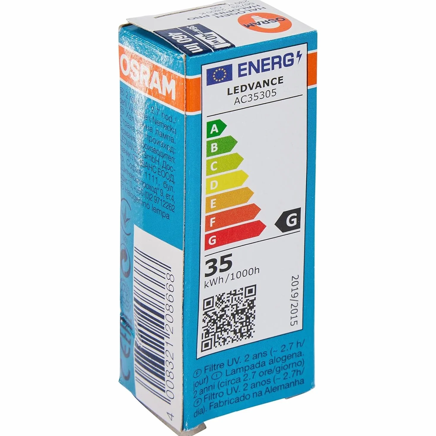 Osram Żarówka halogenowa G9 33 W