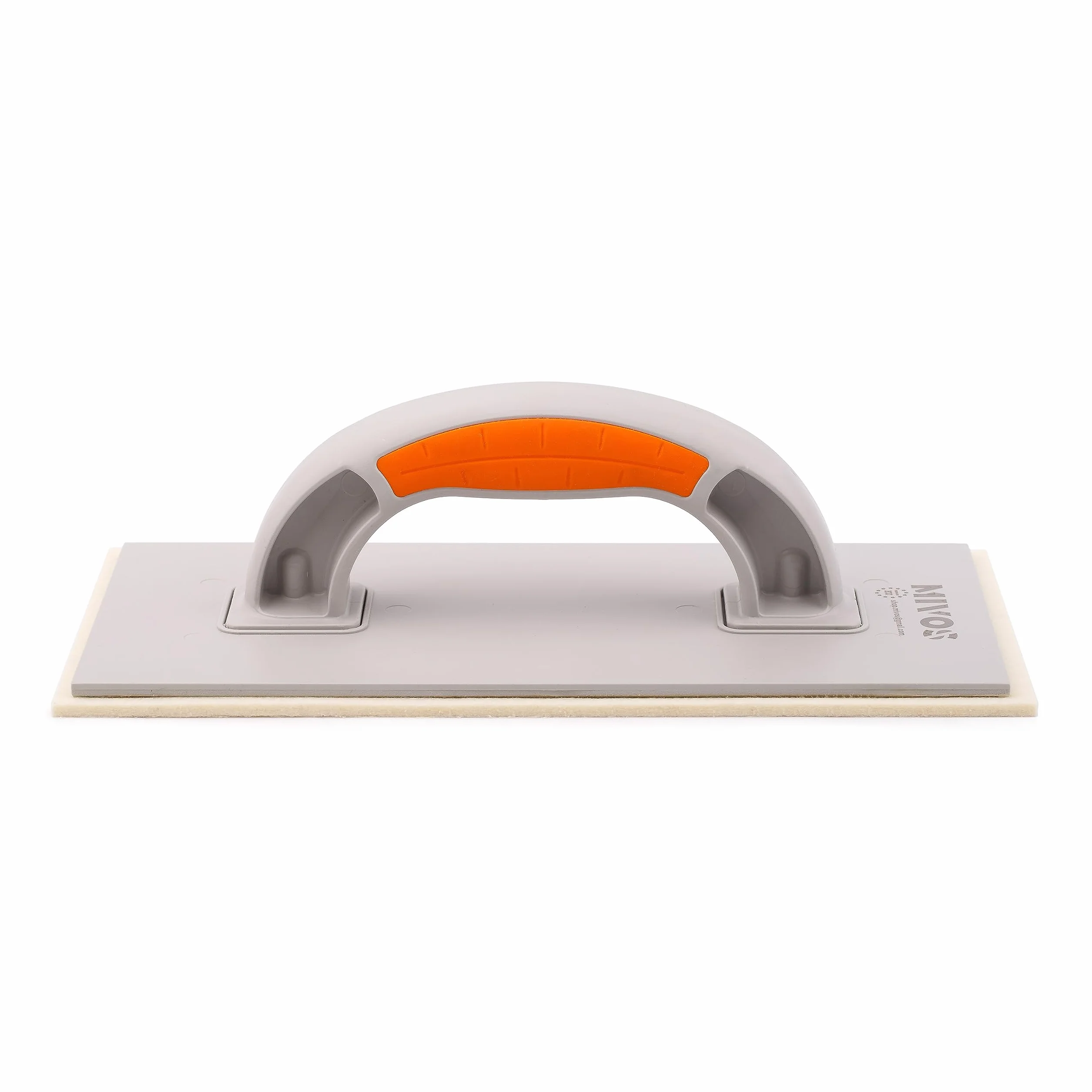 Mivos Paca z tworzywa sztucznego z filcową podkładką 4 mm - 280 x 140 - Rajberka filcowa do tynków - Dwukomponentowy uchwyt - Zacieraczka z filcową nakładką 4 mm dla tynkarzy i murarzy