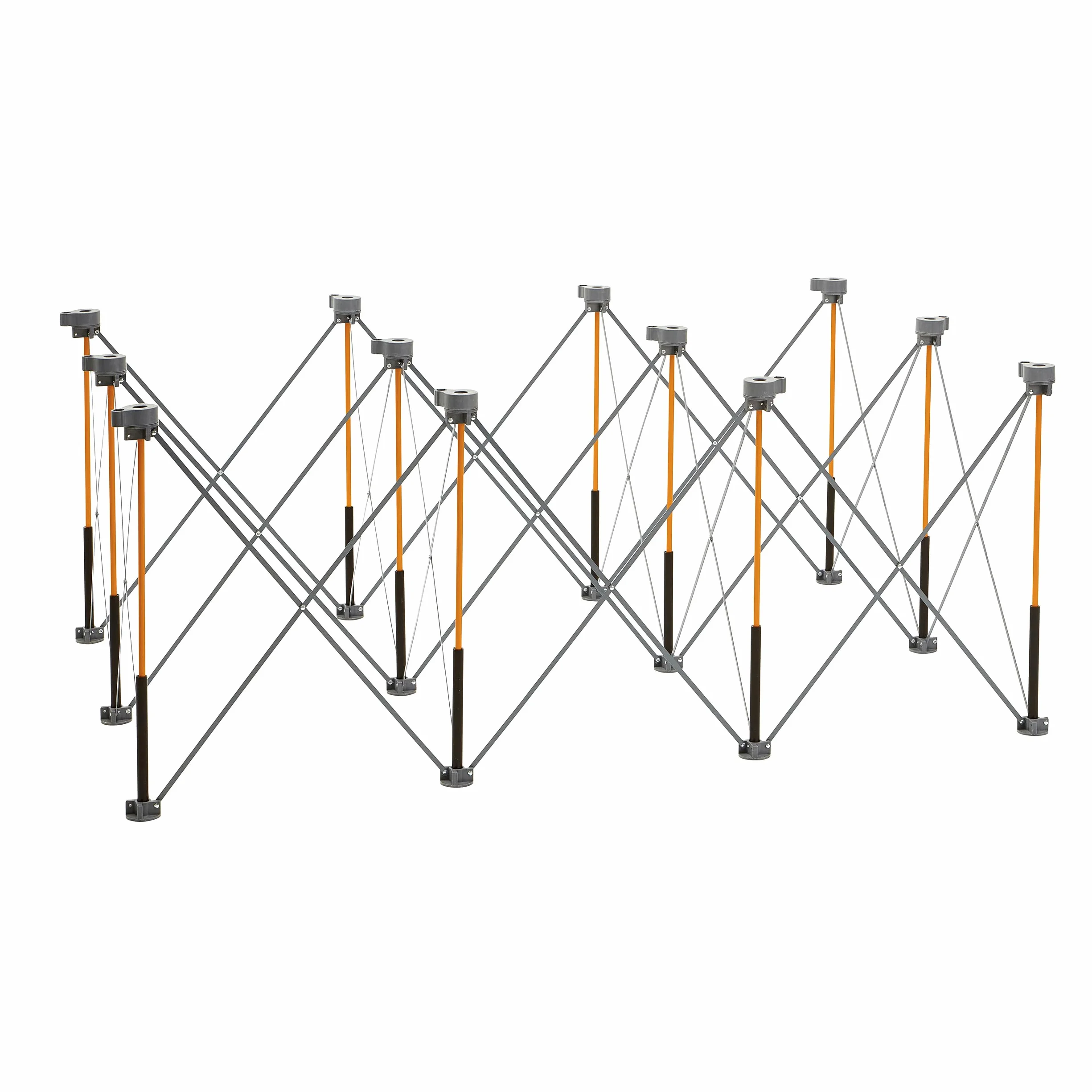 BORA Centipede 1,2 m x 1,8 m x 0,75 m, przenośny stojak roboczy o wysokości 76 cm, zawiera 4 miseczki X, 4 zaciski, torba do przenoszenia, nośność 2041 kg, CK12S