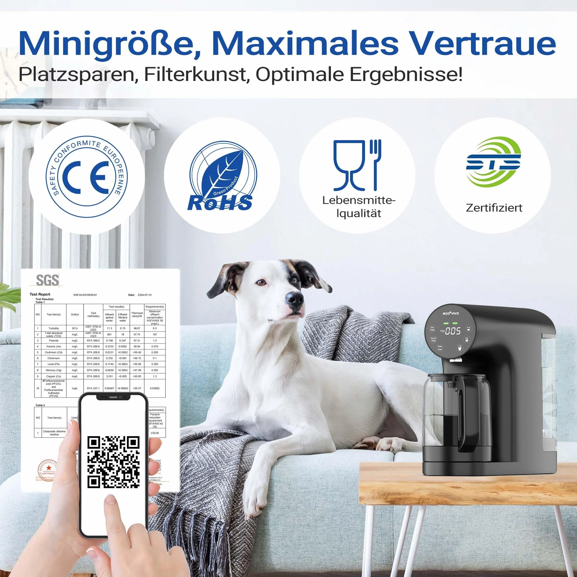 Ecoviva Zapasowy wkład filtrujący RO WP-RO-200G