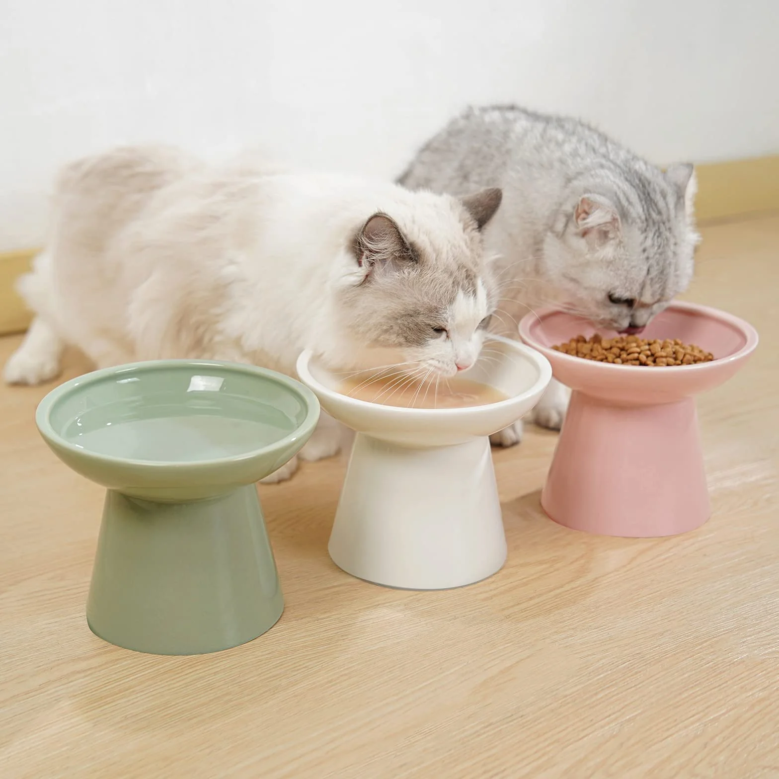 CEEFU Ceramiczna miska dla kota 15,7 cm 12,7 cm