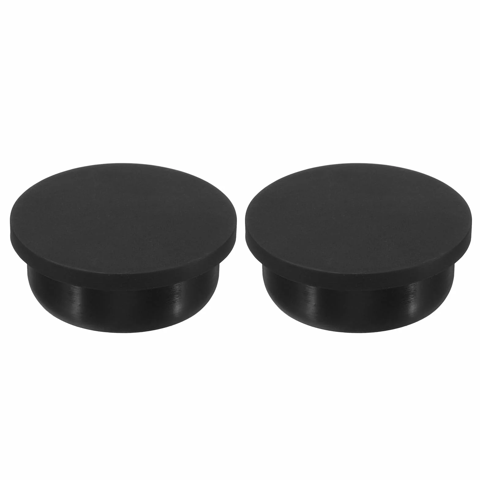 QUARKZMAN Silikonowe gumowe otwory 38,3 mm średnica miękki elastyczny zatrzask do 37-38 mm czarny otwór 2 szt