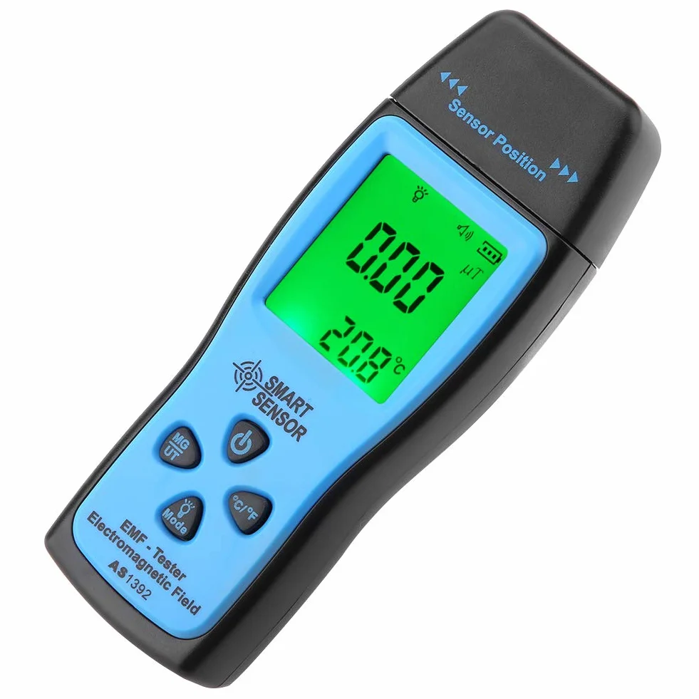 Miernik EMF, Cyfrowy Detektor Promieniowania Pola Elektromagnetycznego Ręczny Cyfrowy Detektor EMF LCD, Domowy Detektor Promieniowania, świetny Tester do Domowych Inspekcji EMF, Biura, na Zewnątrz