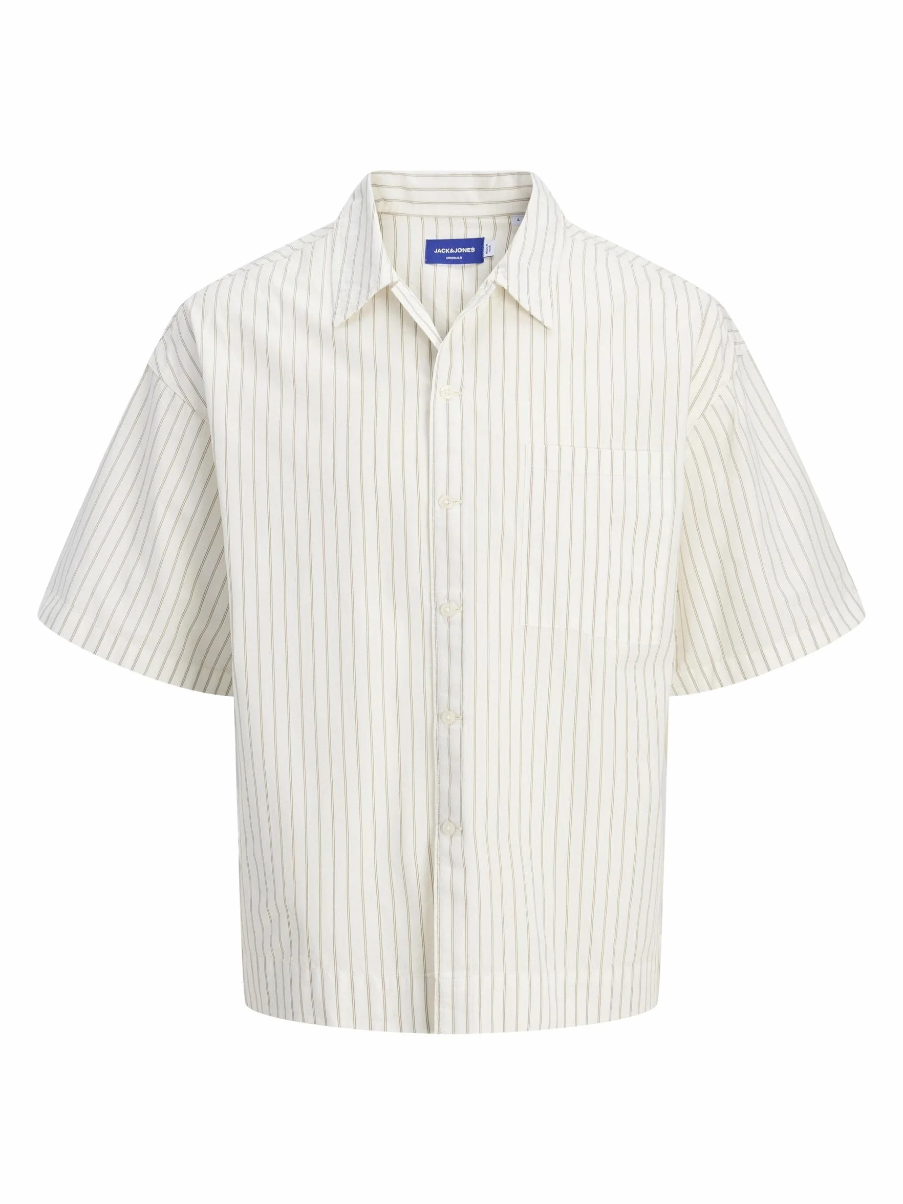 Jorbellagio Poplin Shirt Ss, Cloud Dancer, XL