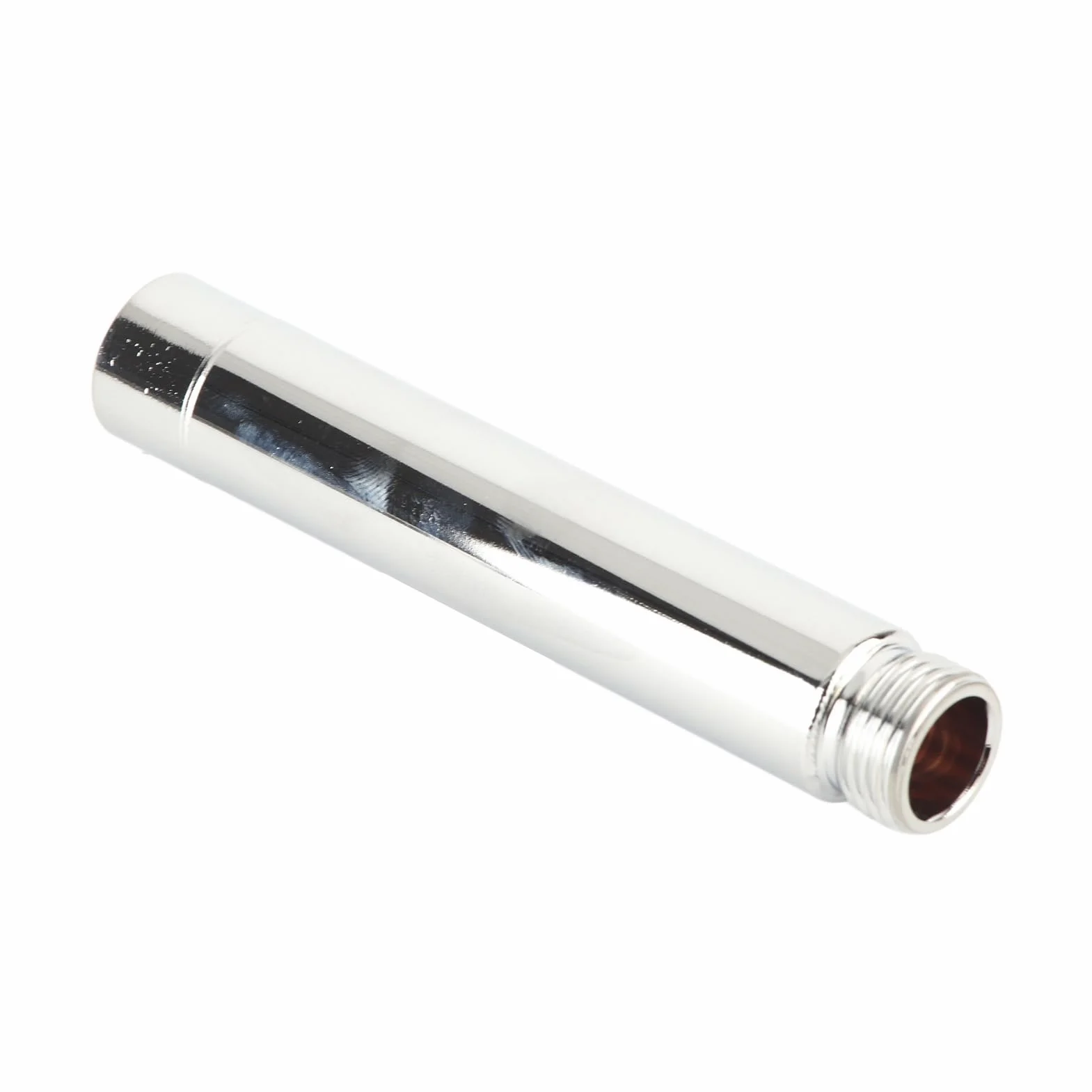 Ramię przedłużające głowicy prysznicowej, przedłużenie ramienia prysznica, przedłużacz głowicy prysznicowej, okrągła rura przedłużająca prysznic ze stali nierdzewnej Akcesoria łazienkowe, chrom