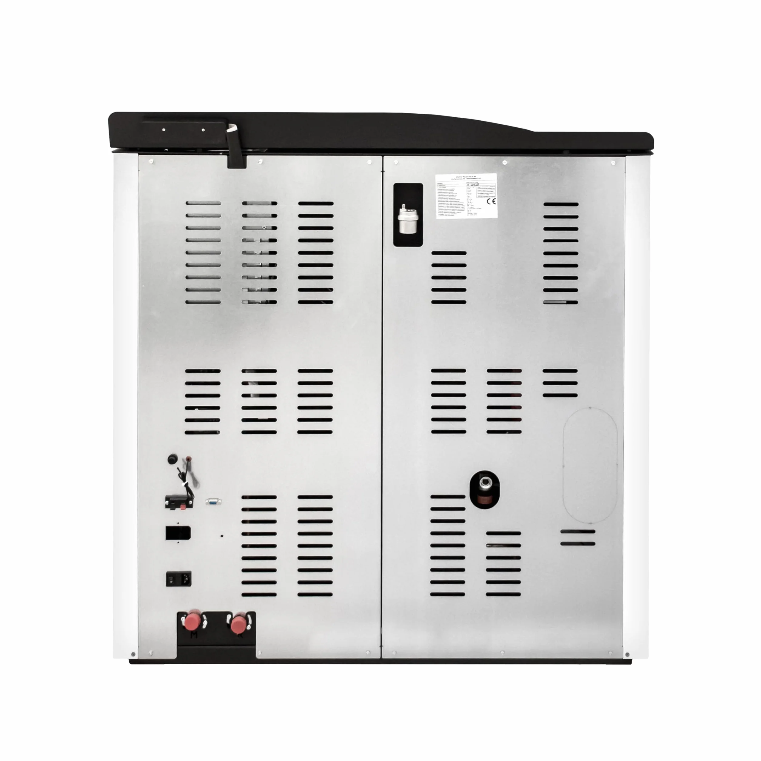 STUFE A PELLET ITALIA Italia 20 KW, 5-gwiazdkowa patelnia na pellet wodorowy, do ogrzewania i ciepłej wody, wydajność ogrzewania 89%, 130 m², czas pracy 16 h, programowalna, 5 mocy, 24 miesiące, biała