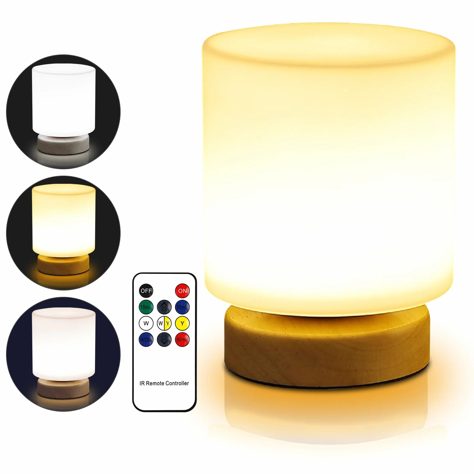 Lampa do terapii światłem dziennym, 10 000 luksów, bez promieniowania UV, z pilotem zdalnego sterowania i timerem, 3 temperatury barwowe, symulacja światła dziennego, światło dzienne, terapia