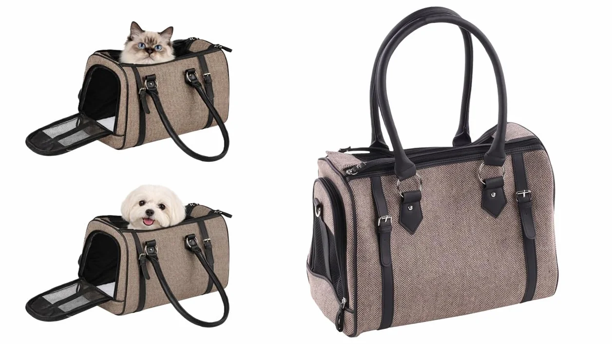 Flamingo F Torba transportowa CILOU 1 Brązowy 37X24X31CM