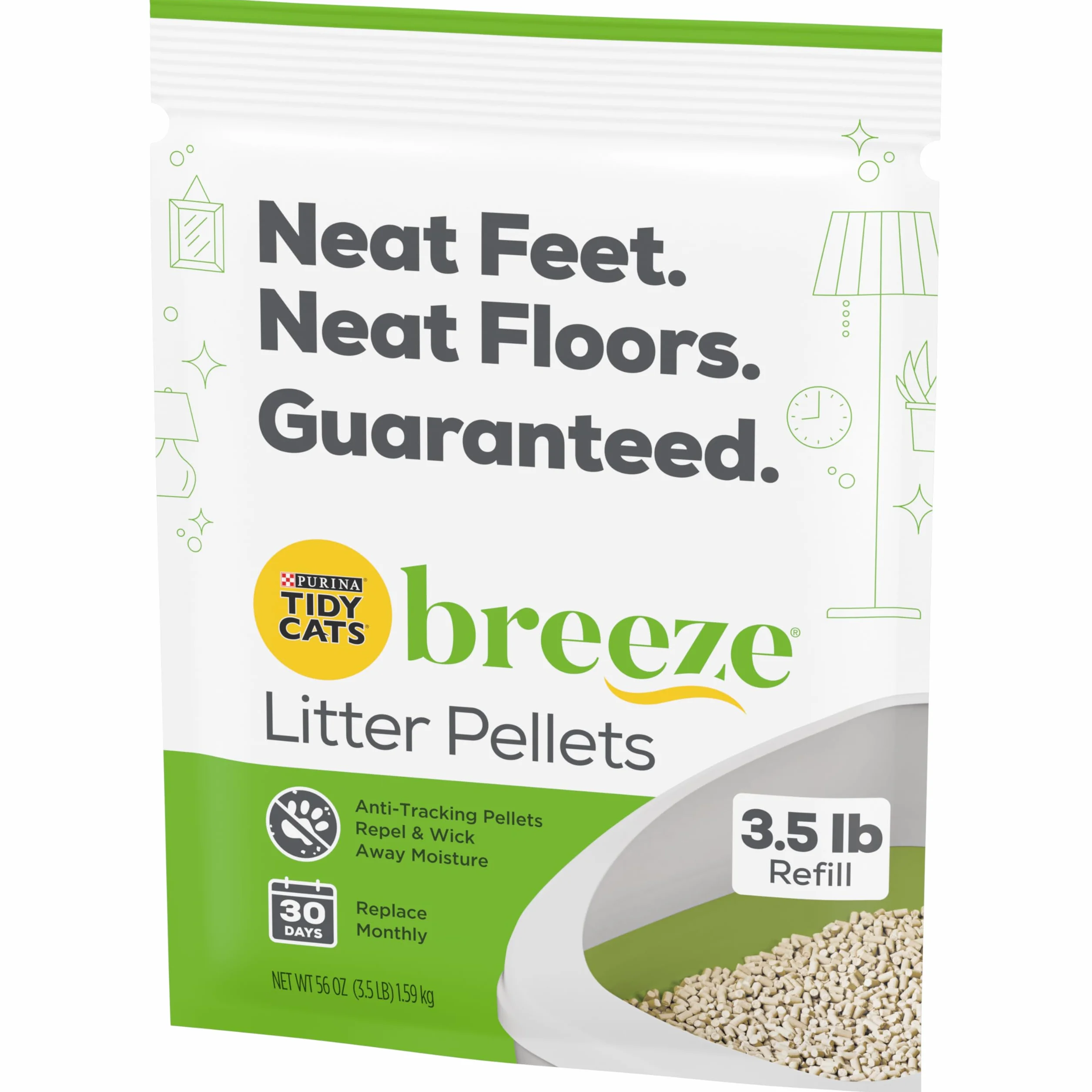 Tidy Cats Breeze granulki do żwirku dla kotów, wkład 1,6 kg