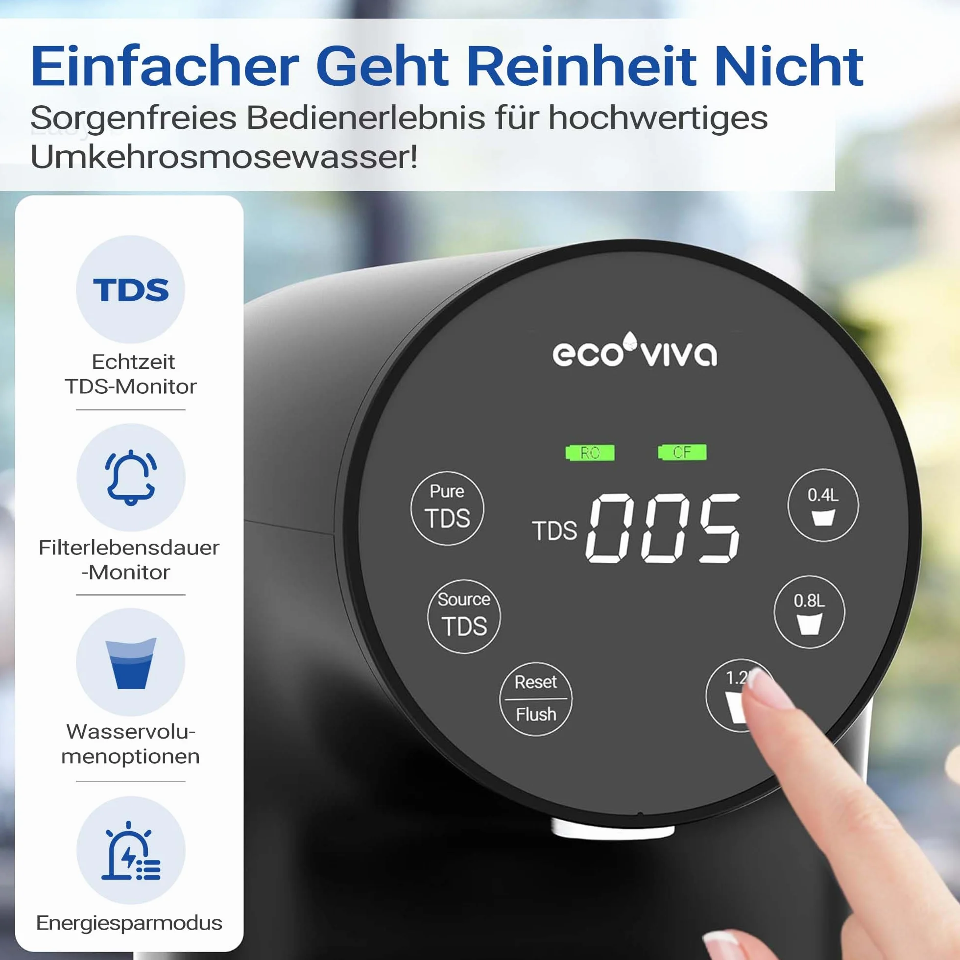 Ecoviva Zapasowy wkład filtrujący RO WP-RO-200G