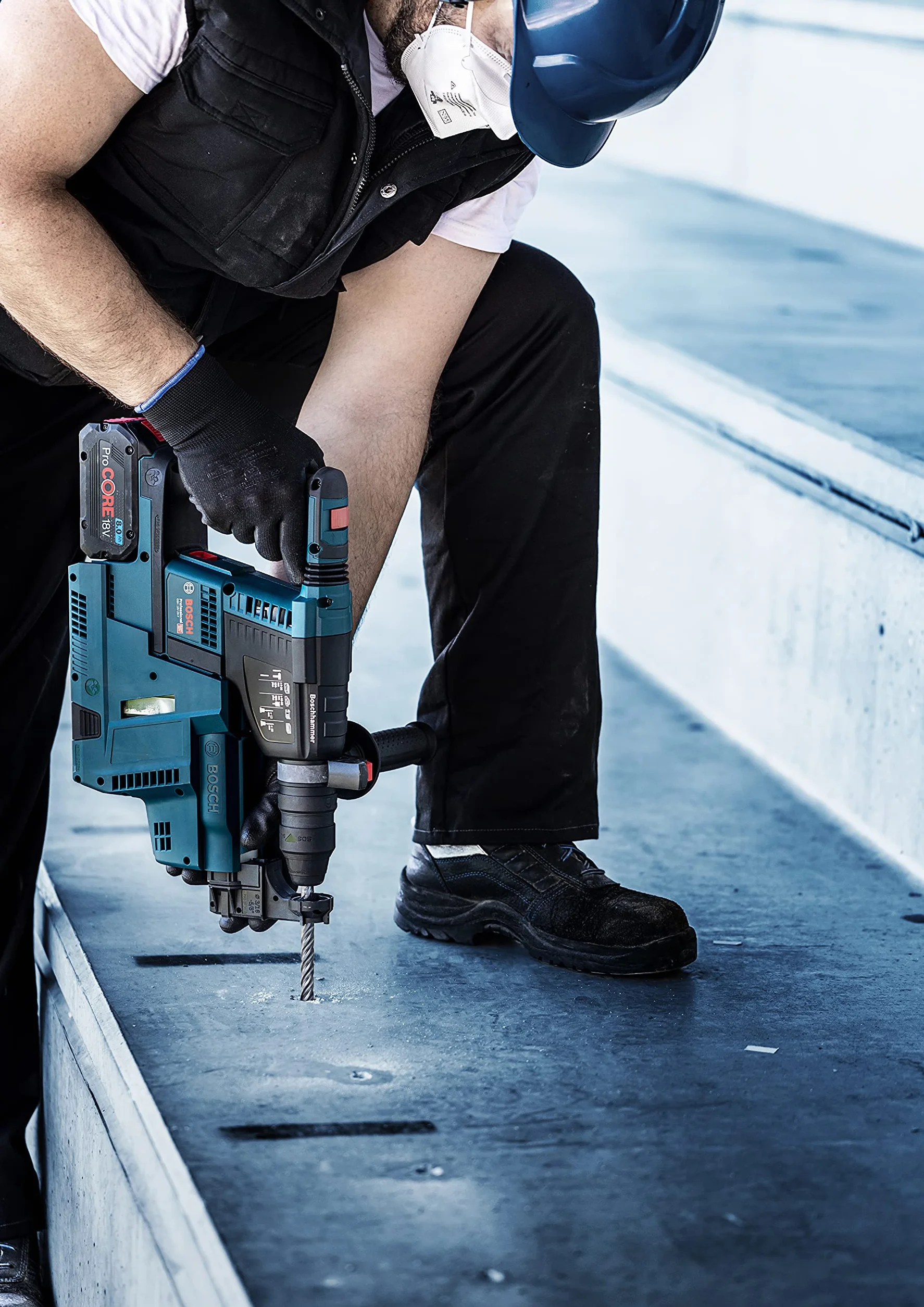 Bosch 1x Wiertła udarowe EXPERT SDS plus-7X (do Miękki kamień, Twardy kamień, Ø 6,00 mm, Professional Akcesoria Wiertło do młota)