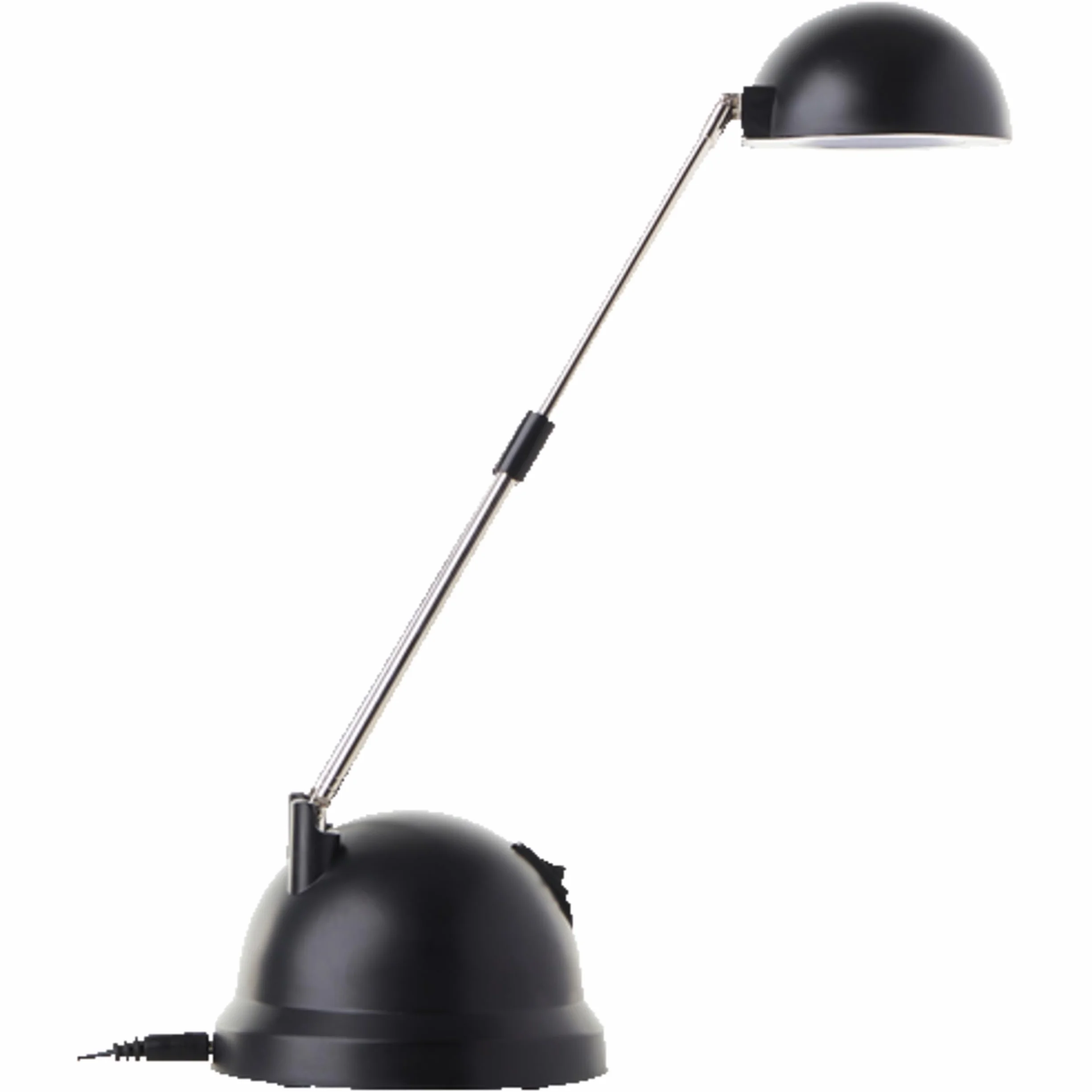 Brilliant Katrina lampa stołowa LED z regulacją wysokości, wychylna, czarna, 600 lumenów, zintegrowana dioda LED