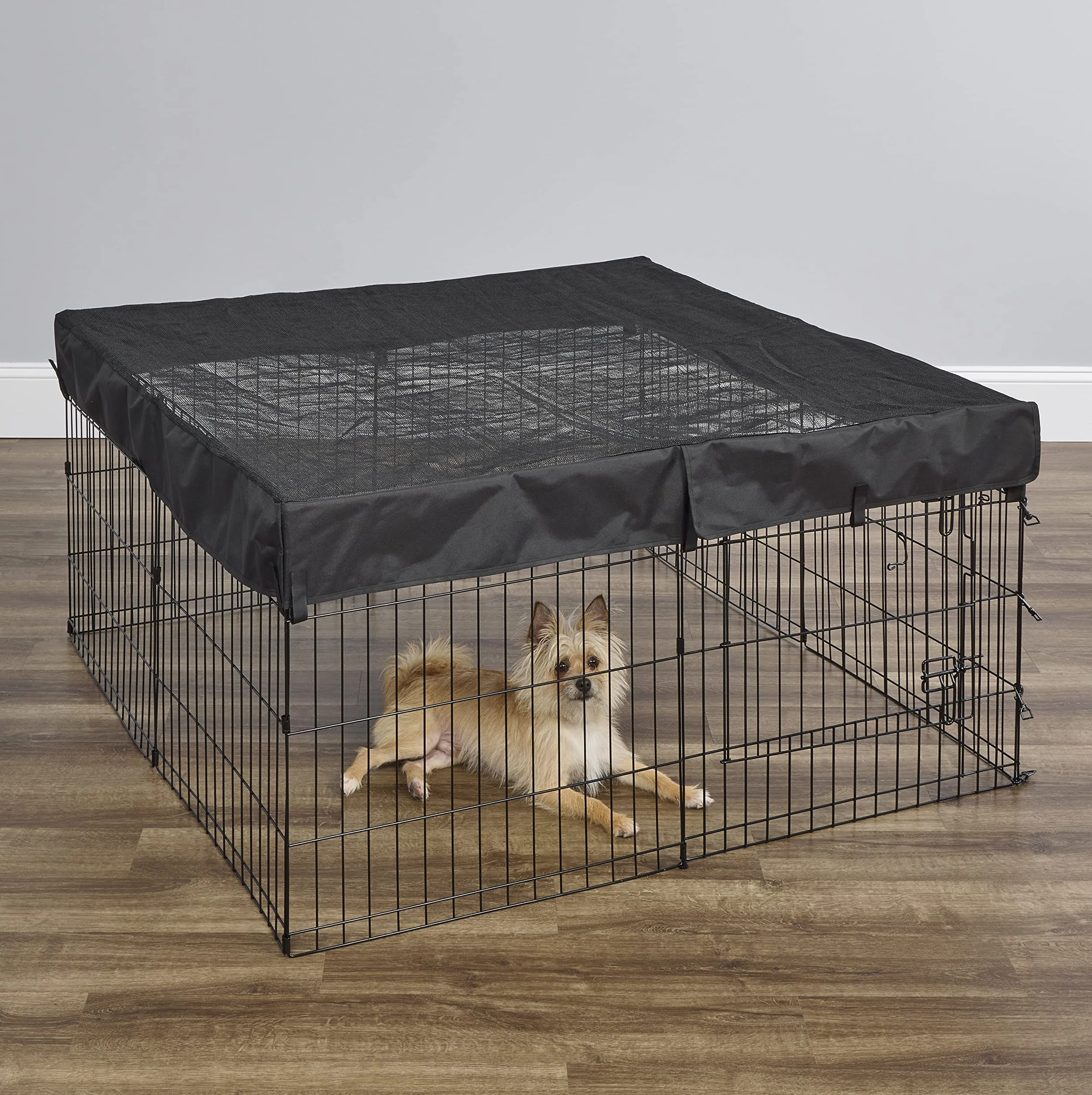 MidWest Homes for Pets Kwadratowy długopis do ćwiczeń siatkowy filtr przeciwsłoneczny do kojec dla psa, pasuje do wszystkich i nowych długopisów do ćwiczeń, zaprojektowany, gdy pióro do ćwiczeń jest