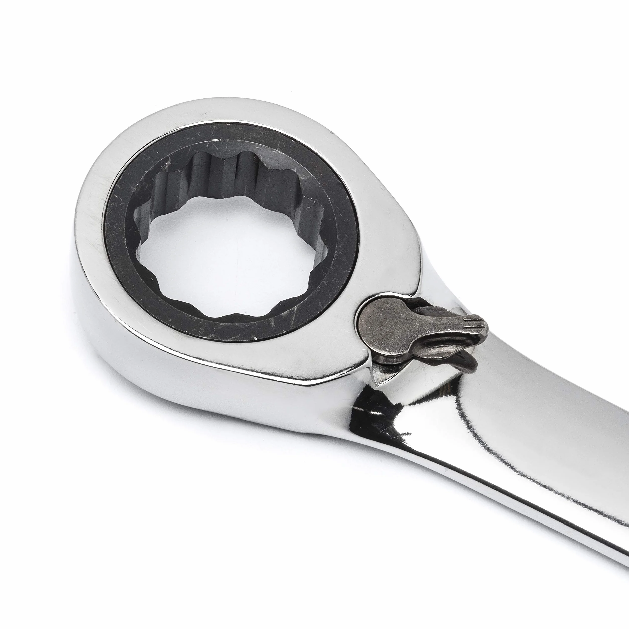 GearWrench 8-częściowy zestaw kluczy nasadowych SAE z grzechotką 72-zębową 12-punktową 9533N