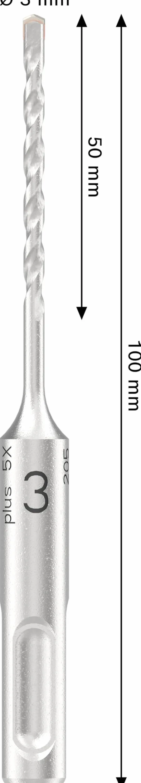Bosch Wiertło SDS plus-5X PRO Ø 3,00 mm do Betonu zbrojonego