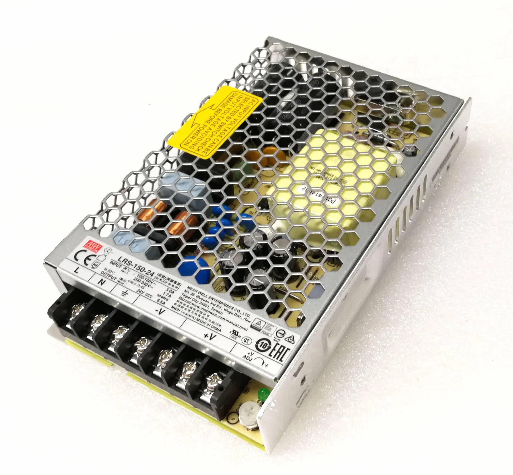 KingLed MeanWell zasilacz LRS-150-24 156 W DC 24 V IP20 transformator do diod LED