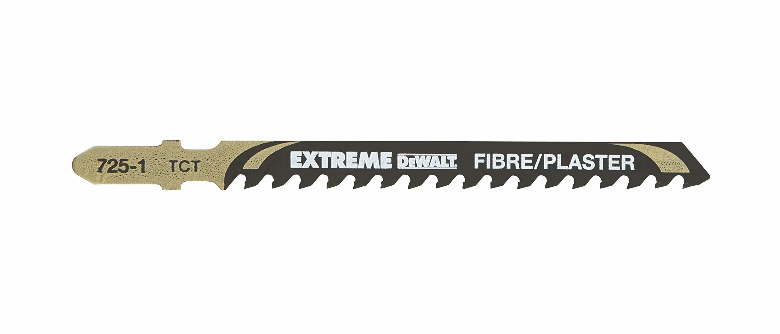 Dewalt Extreme DT2103 specjalna wyrzynarka (długość całkowita 100 mm, długość robocza 69 mm, podział zębów 4,3 mm, maks. głębokość cięcia: 20 mm, do cięcia w tworzywie sztucznym wzmocnionym włóknem