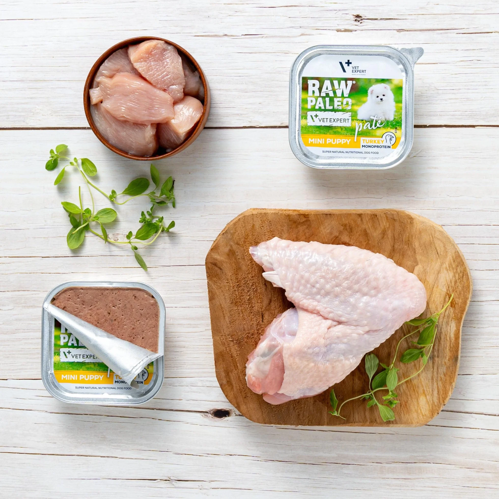 PATE MINI PUPPY TURKEY 12x150g - mokra karma dla szczeniąt - indyk