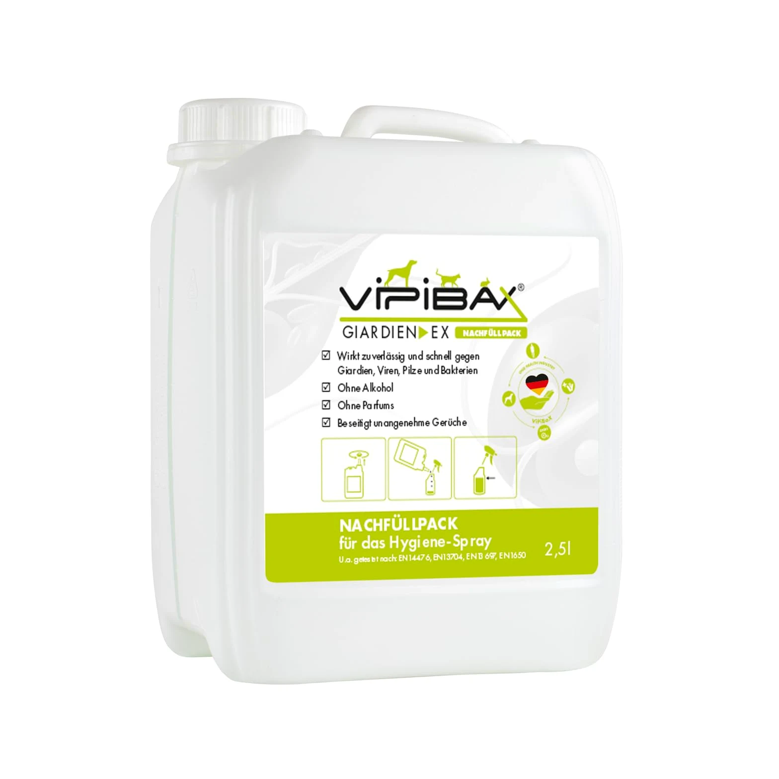 ViPiBaX Giardien Ex Spray do higieny uzupełnienie 2,5L dla psa kota