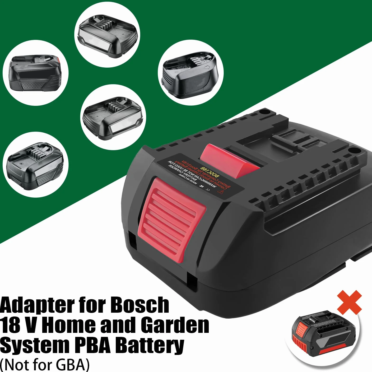 Adapter akumulatora Bosch 18 V TPDL BOSC18B do elektronarzędzi GBA