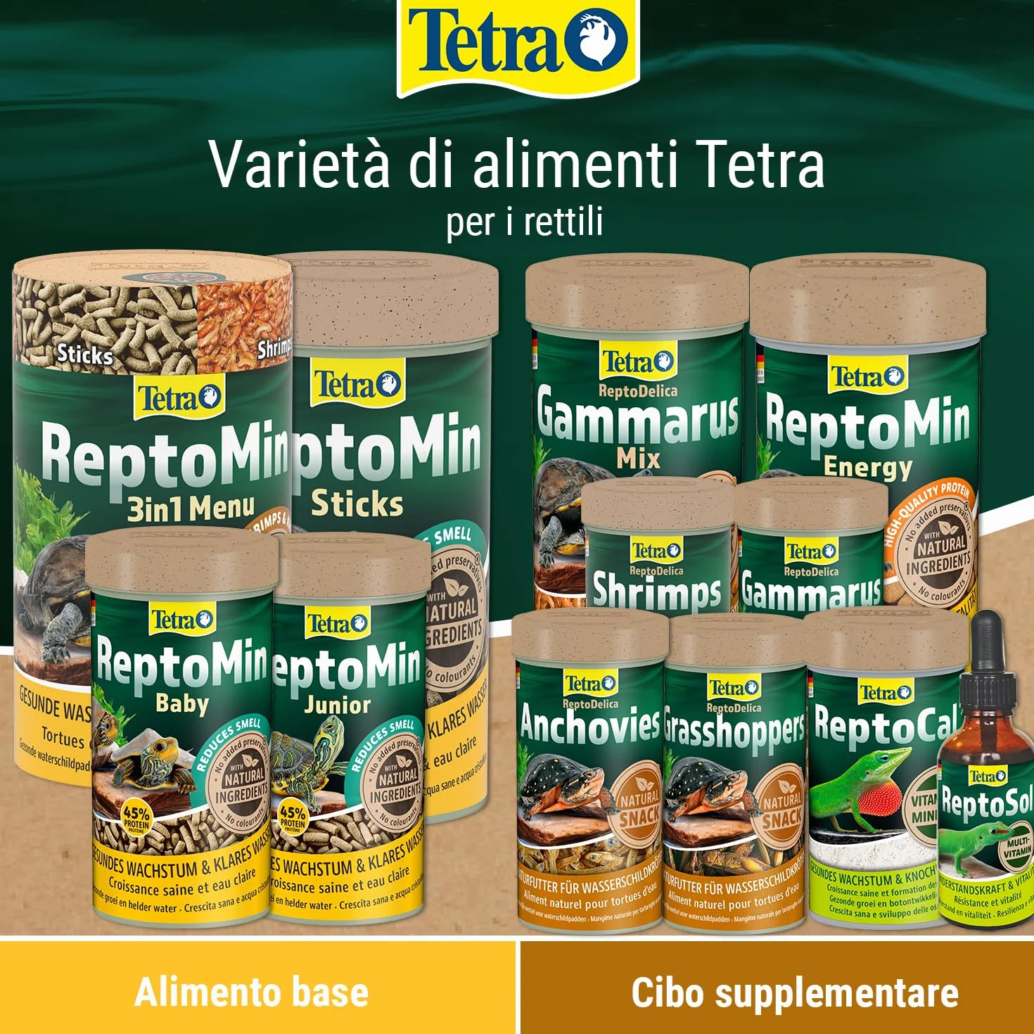 Tetra Tortoise karma główna 1 litr dla żółwi wiejskich
