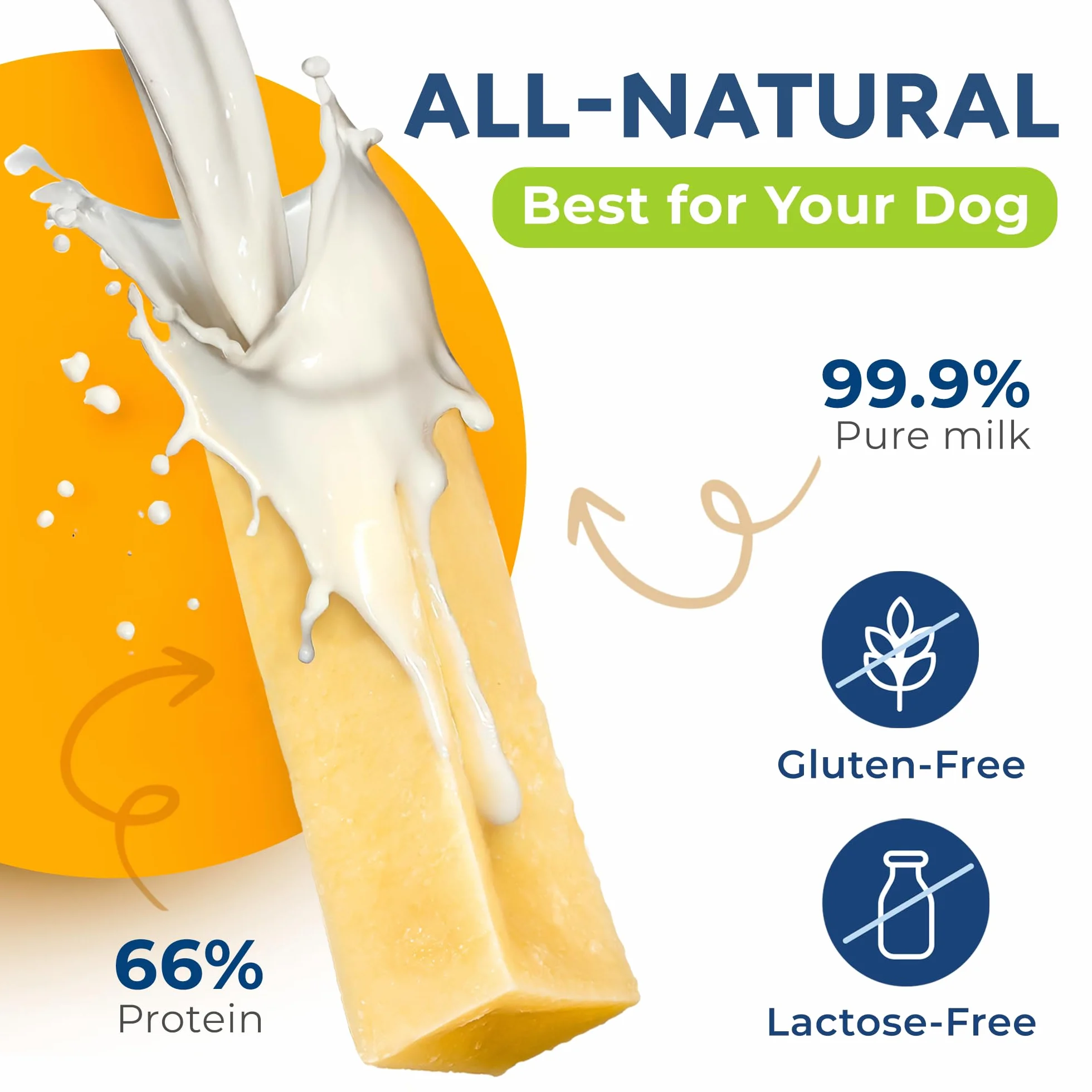 przysmak dla psów naturalny - ser do żucia dla psa - kość serowa – wytrzymały, zdrowy dla zębów product (272 g, 2 sztuki, XL)