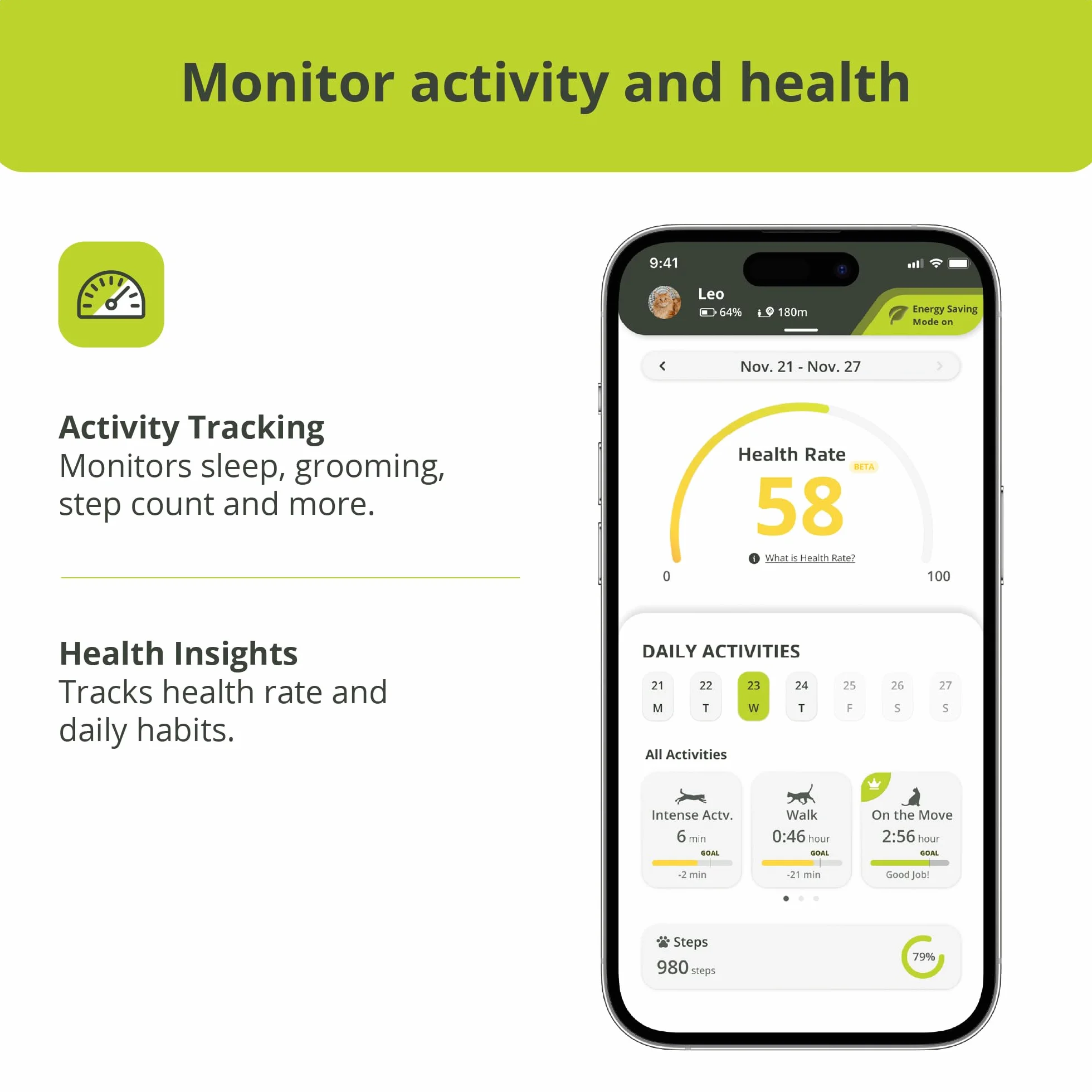Kippy CAT V2 – Obroża GPS dla kotów – Lokalizator i tracker zdrowia oraz aktywności – Obroża GPS z systemem anty-samodławiającym – Tworzenie wirtualnych stref bezpieczeństwa