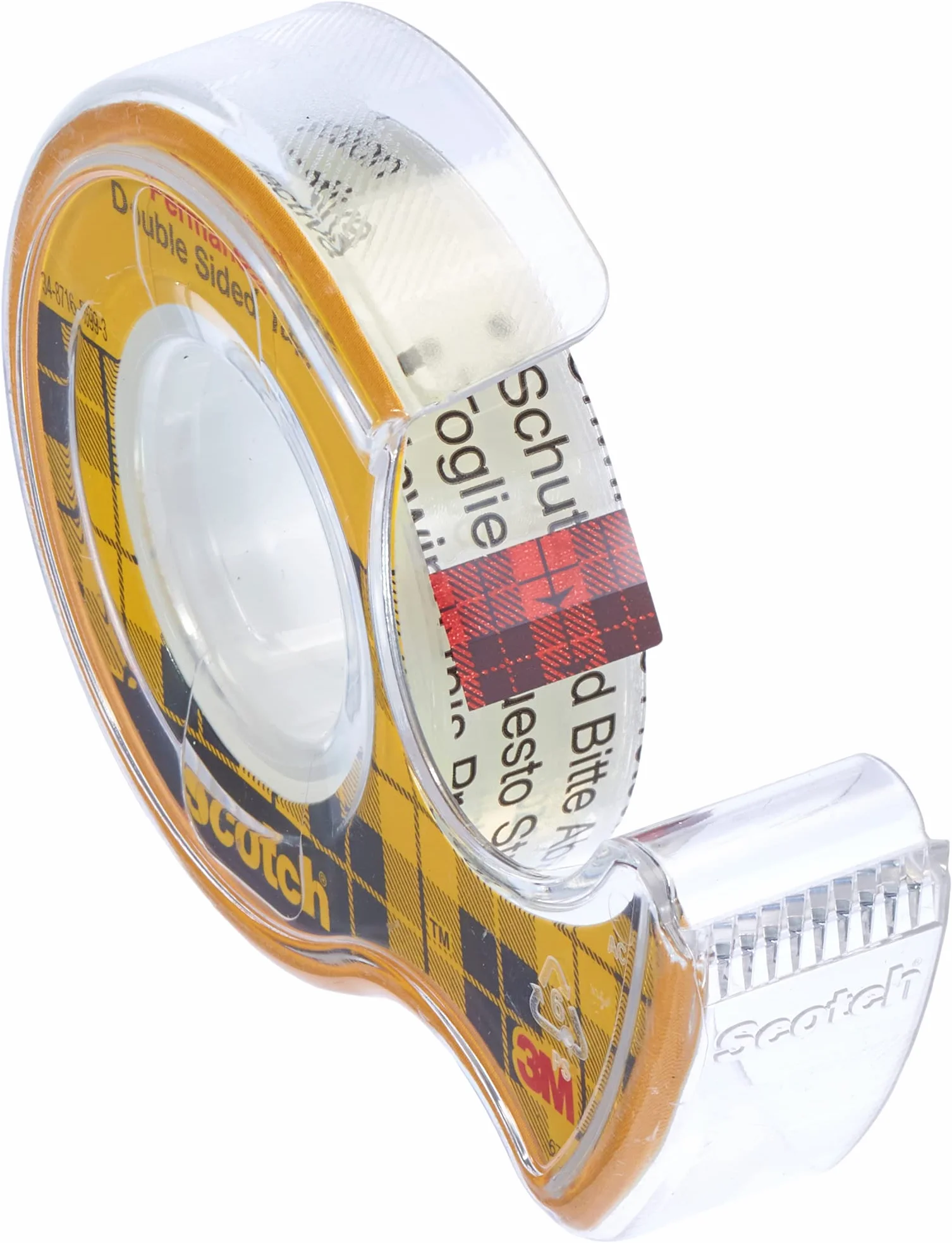 Scotch Dwustronna taśma klejąca 136D-MDOEU, 12,7 mm x 6,3 m, 1 rolka na odwijaczu ręcznym/opakowaniu