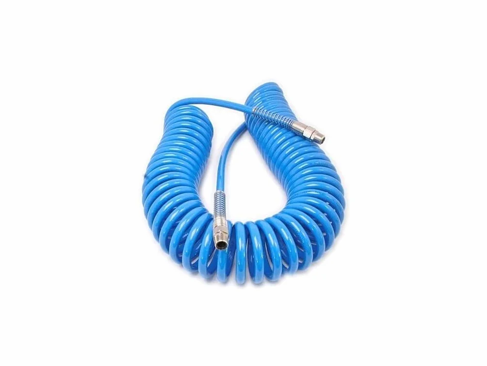 Wąż przewód pneumatyczny spiralny 8x12mm 10m czarny