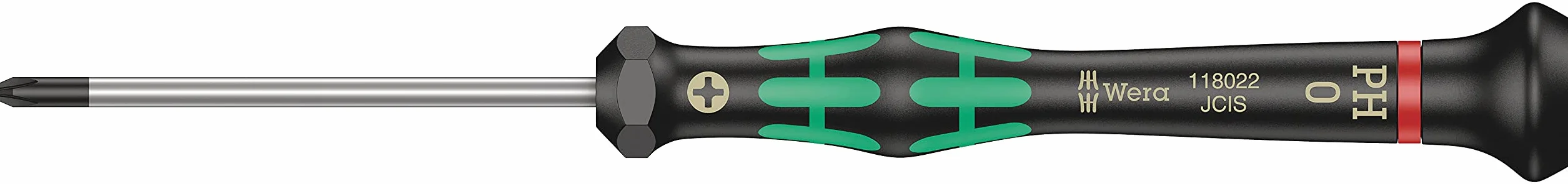 Wera Wkrętak precyzyjny krzyżakowy Phillips PH0 x 60 mm BlackPoint 2050