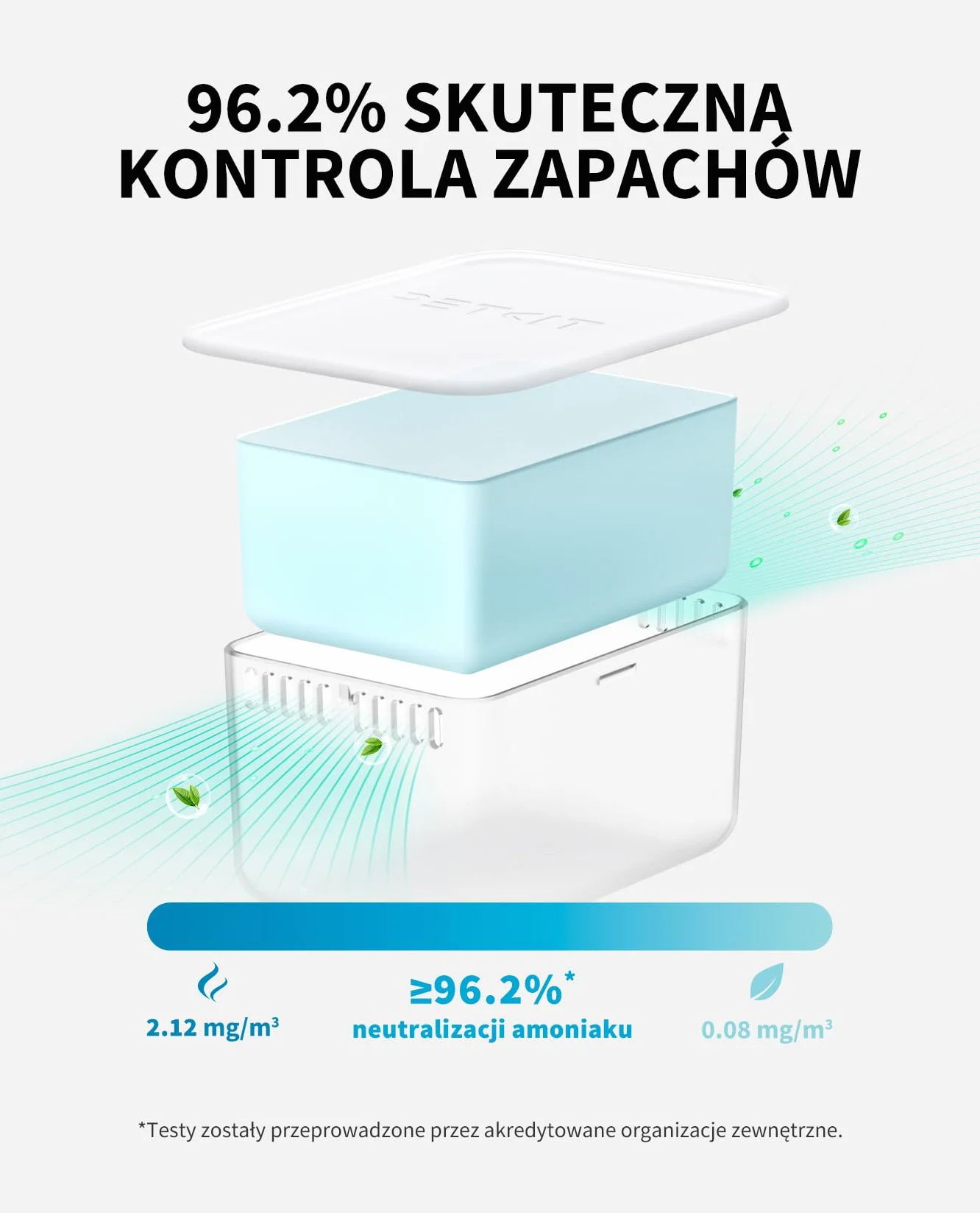 PETKIT N60 Eliminator Zapachów Zwierząt Domowych do Samoczyszcząca Kuweta dla Kota PUROBOT ULTRA i PUROBOT MAX PRO 2, Skuteczna Eliminacja Zapachów, Długotrwała, Naturalna Formuła (Zestaw 3 Szt.)