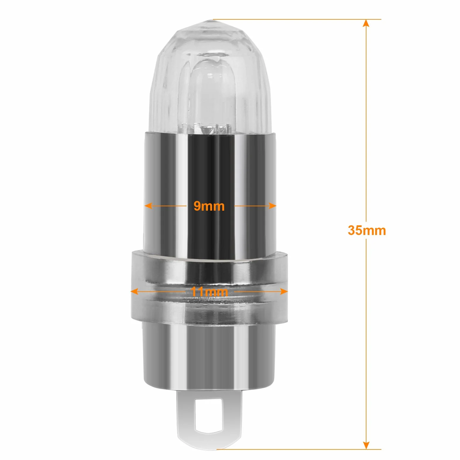Lihao Mini diody LED do balonów, papierowych latarni, lampionów, wodoszczelne oświetlenie LED, ciepła biel, na wesele, imprezę, 30 sztuk