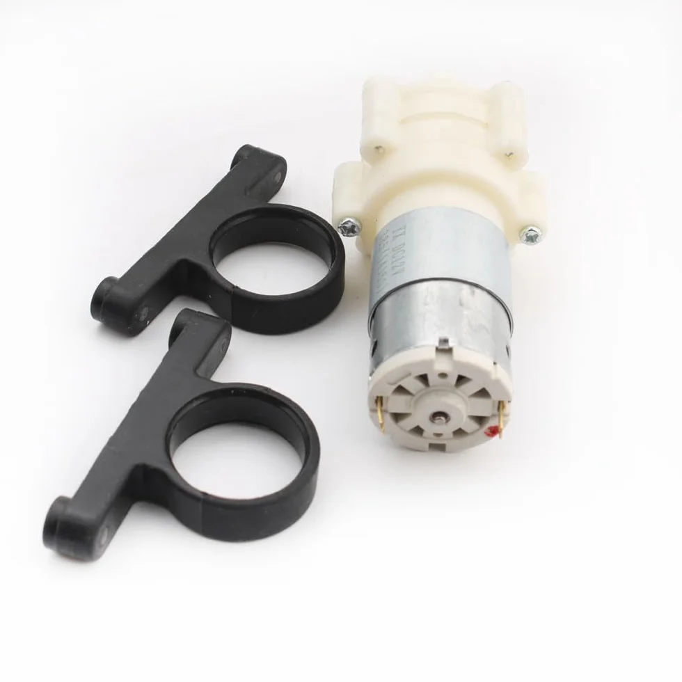 RUNCCI-YUN Membrana pompa wodna 12 V mini elektryczna pompa wodna 1,5-1,8 l/min samozasysająca pompa DC12V do herbaty maszyna do akwarium akwarium Fish Tank Fountain (2 szt.)