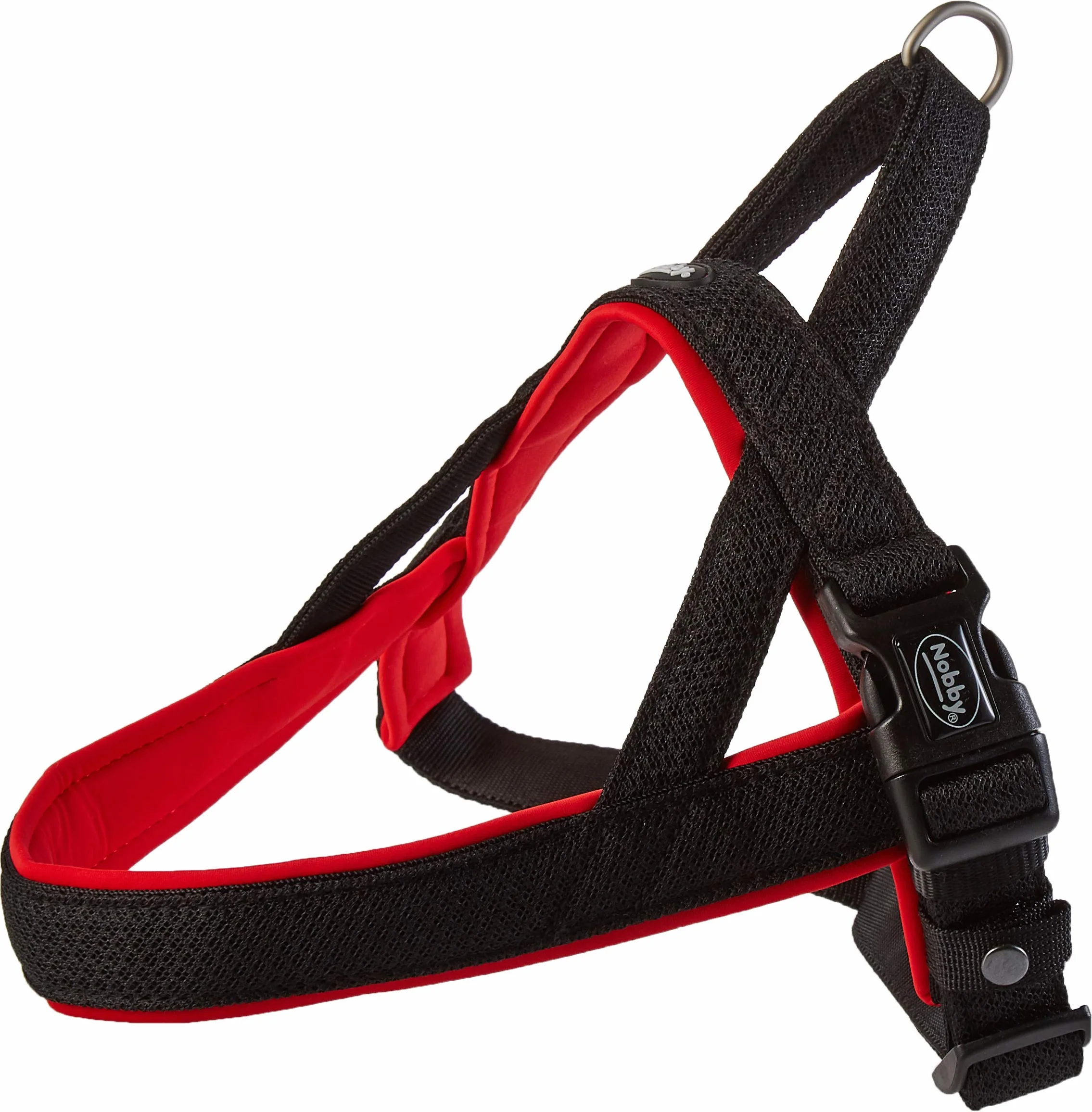 Nobby Preno Mesh norweska uprząż 50-64 cm+42 cm/25-35 mm, czerwona