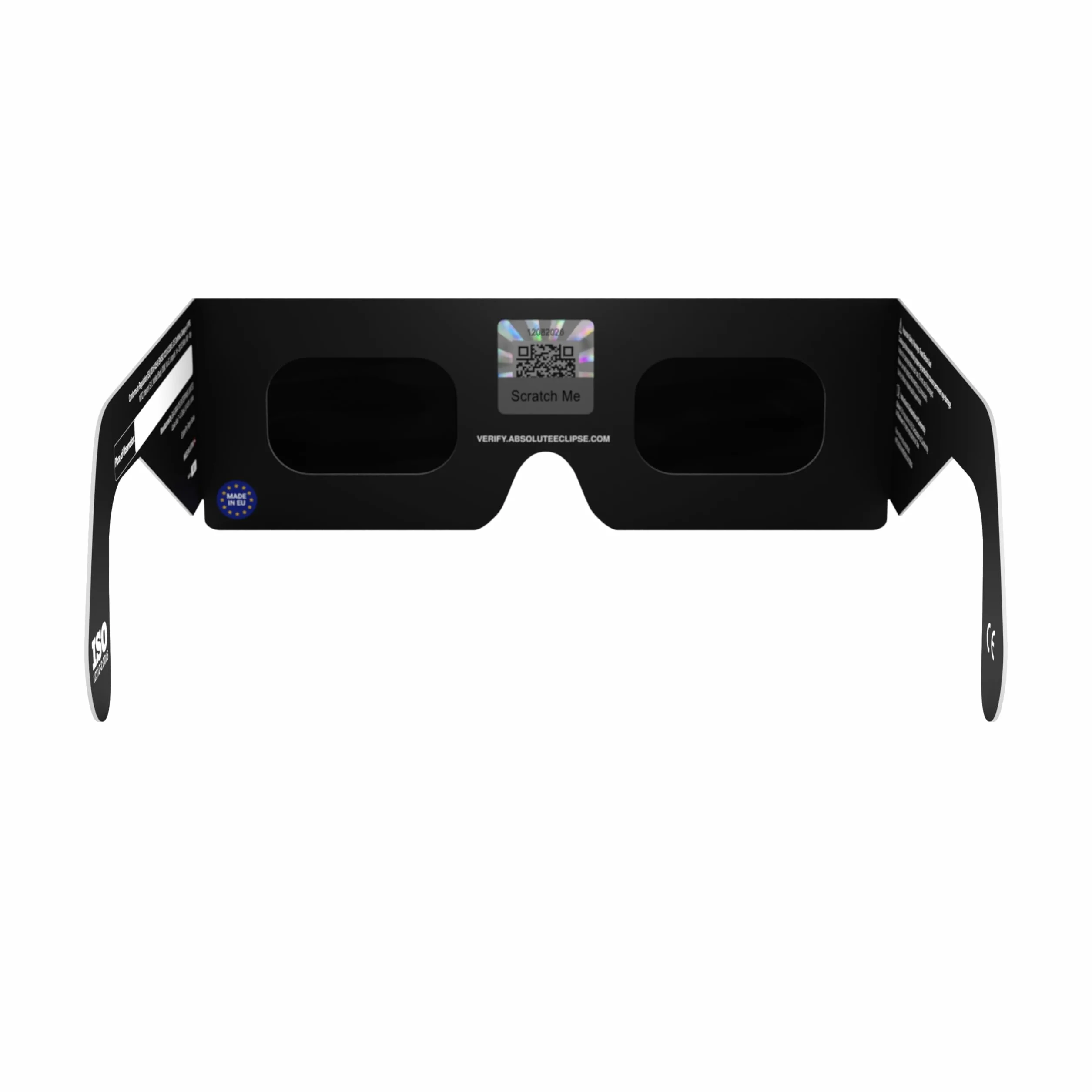 Absolute Eclipse ES Okulary do zaćmienia słońca hurtowo - testowane przez ISO 12312-2 i certyfikat CE - zalecany przez AAS producent UE - 2026 Eclipse Europe