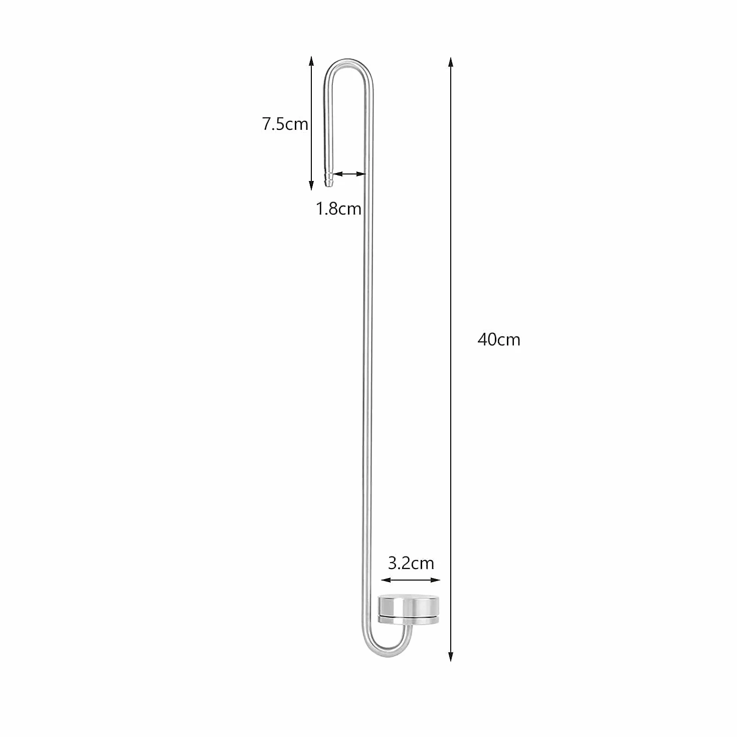 Dyfuzor CO2 ze stali nierdzewnej Atomizer z Licznikiem bąbelków do akwarium 40 cm